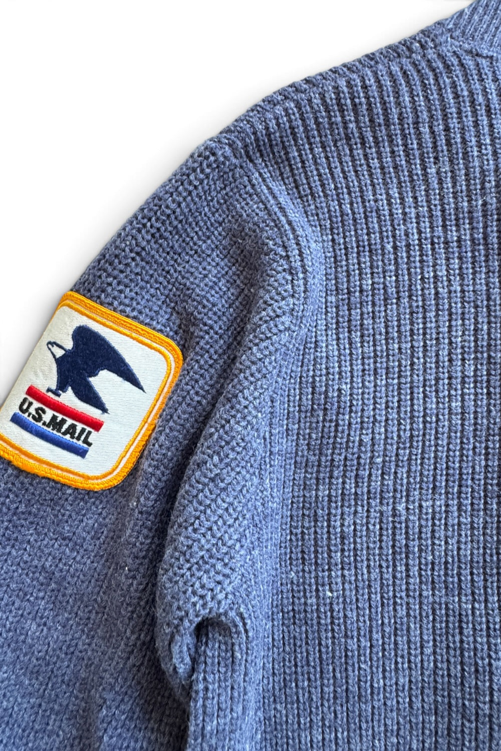 USPS Mail Carrier Zip Cardigan Sweater Orlon Acrylic ILGWU Union Made