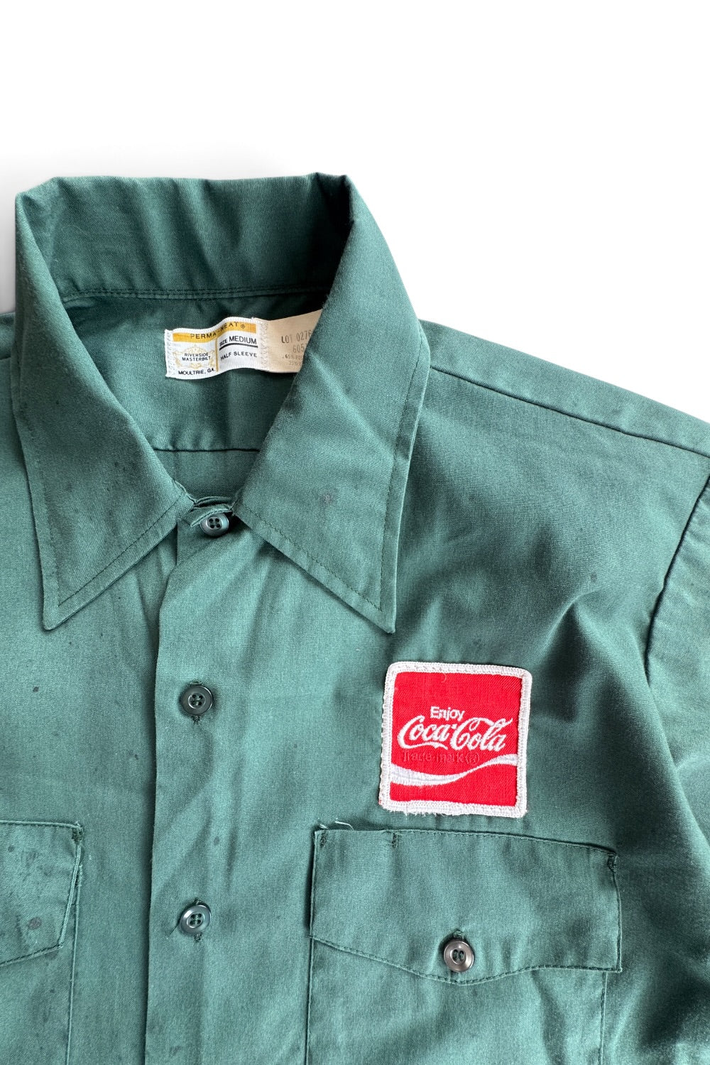 70s Riverside Masterbilt Coca-Cola Delivery Driver Work Shirt