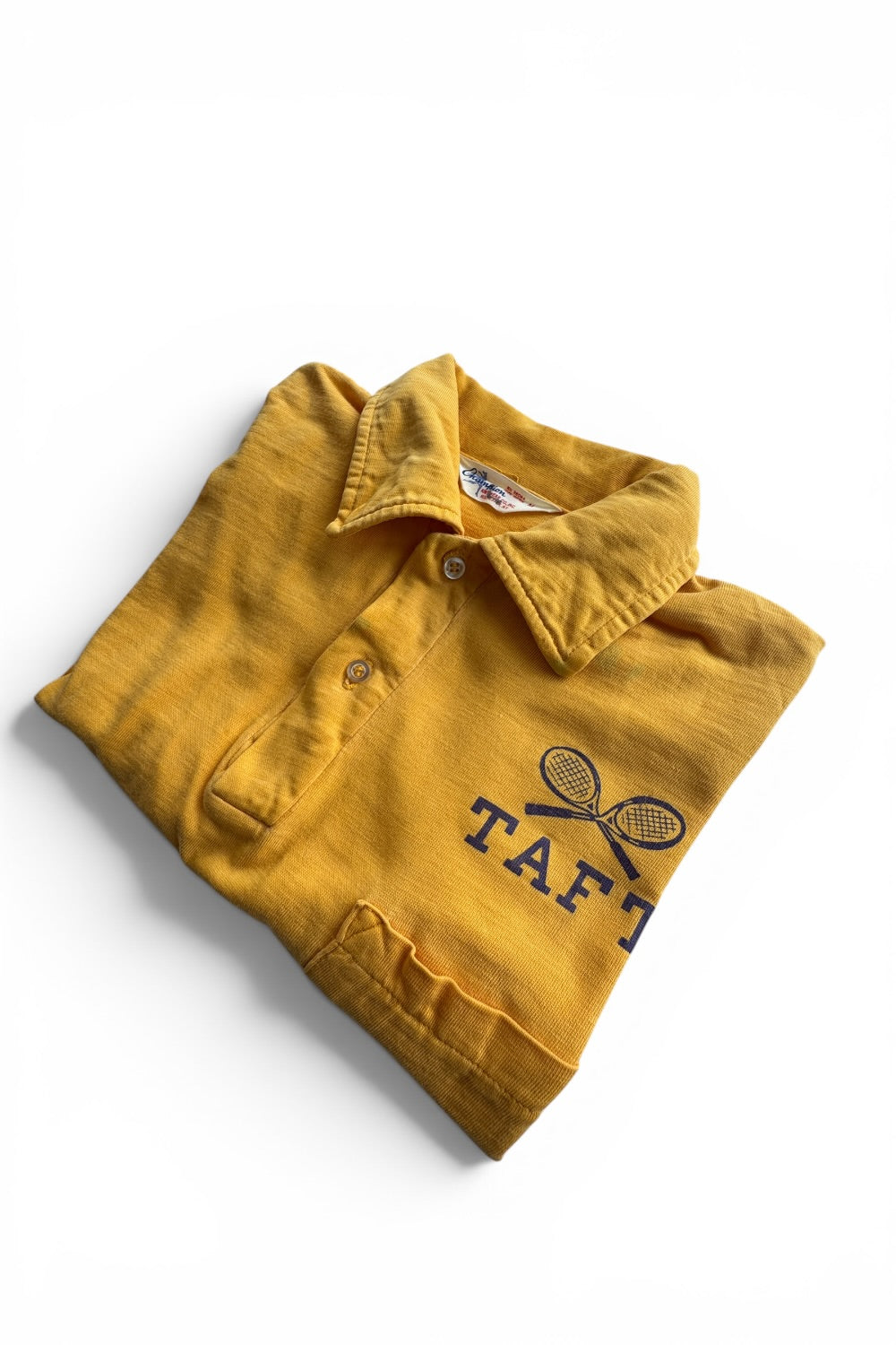 60s/70s Champion Running Man Taft Tennis Polo Shirt