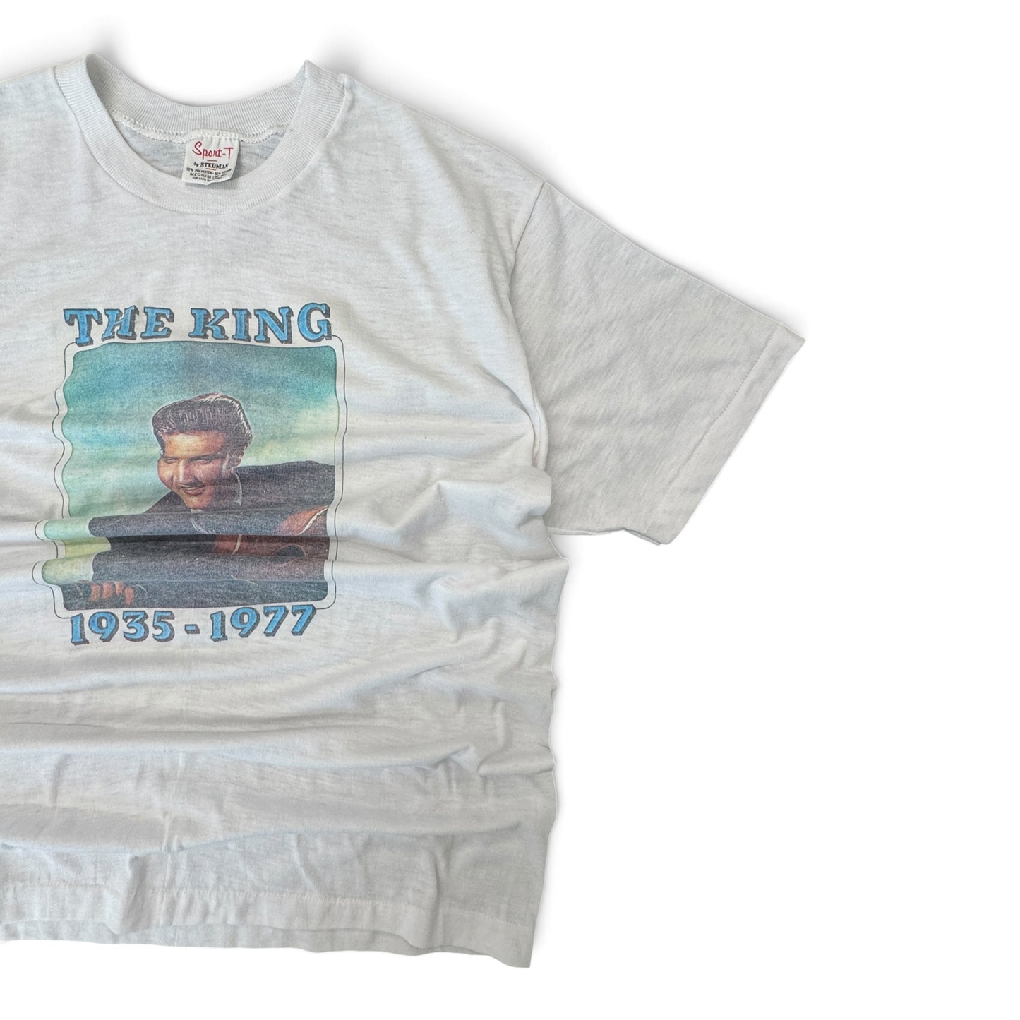 80s Sport-T by Stedman Elvis Presley "The King" Memorial Tee