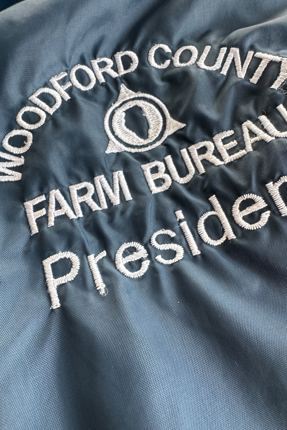 Aristo Jac Blue Nylon Coach Jacket Woodford County Farm Bureau