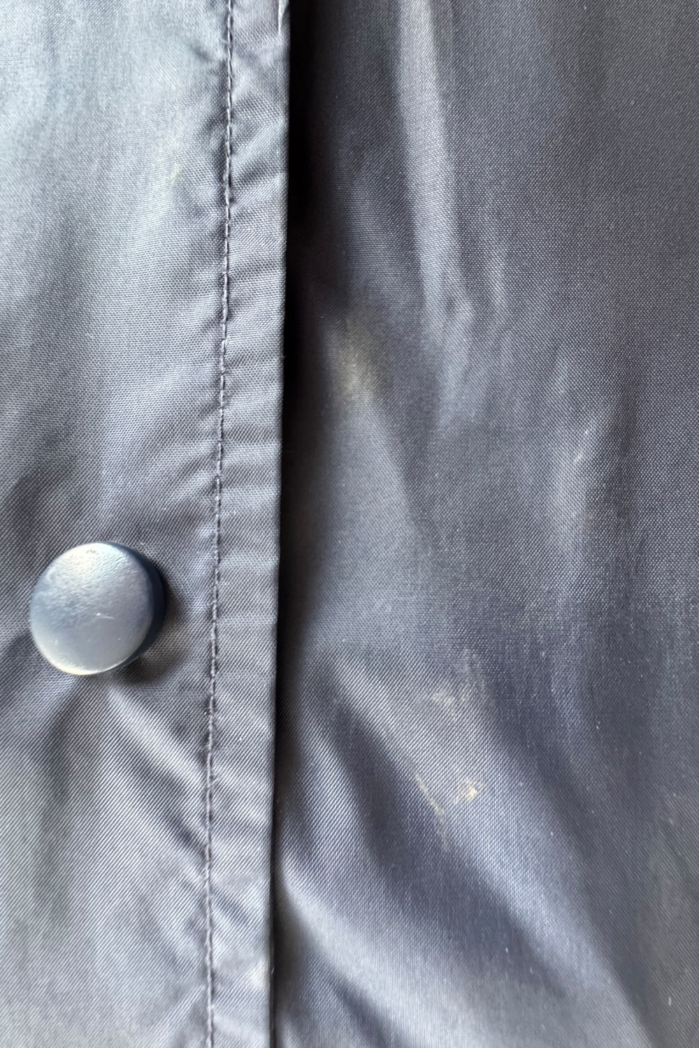 Blair Blue Nylon Snap Coach Jacket