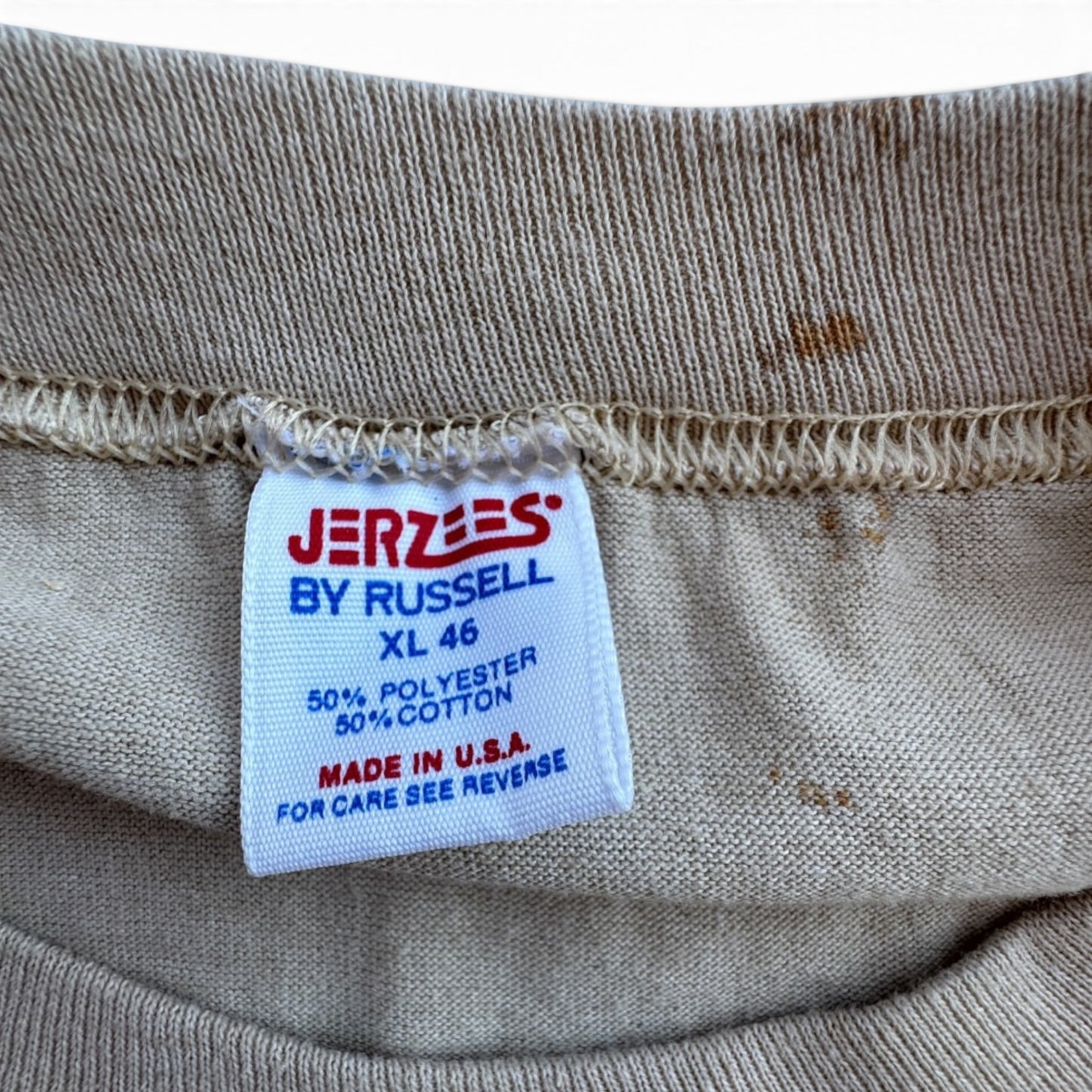 90s Jerzees Harbor Island Bobbin Jean Fishing Team Pocket Tee