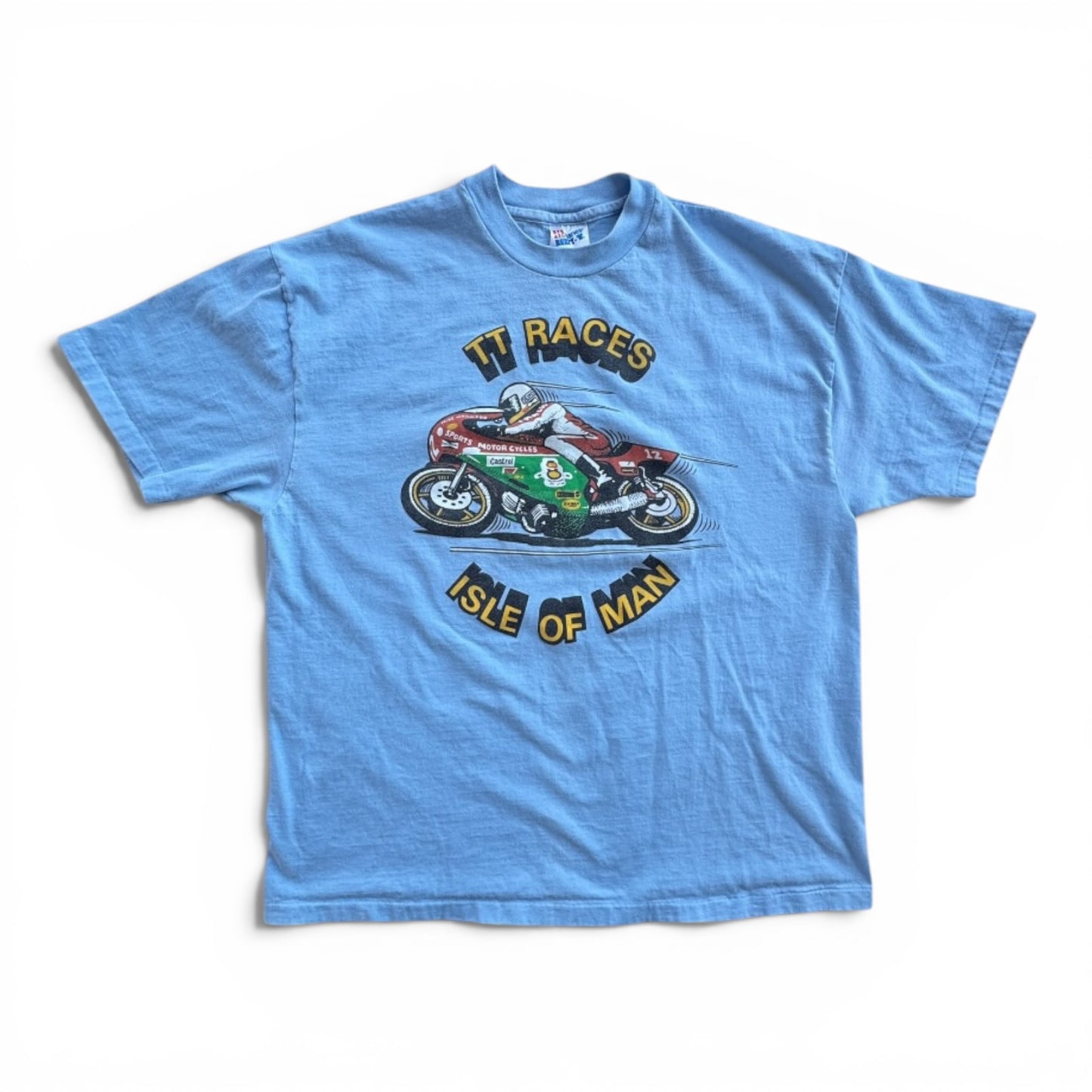 90s Isle of Man TT Races Motorcycle T-Shirt