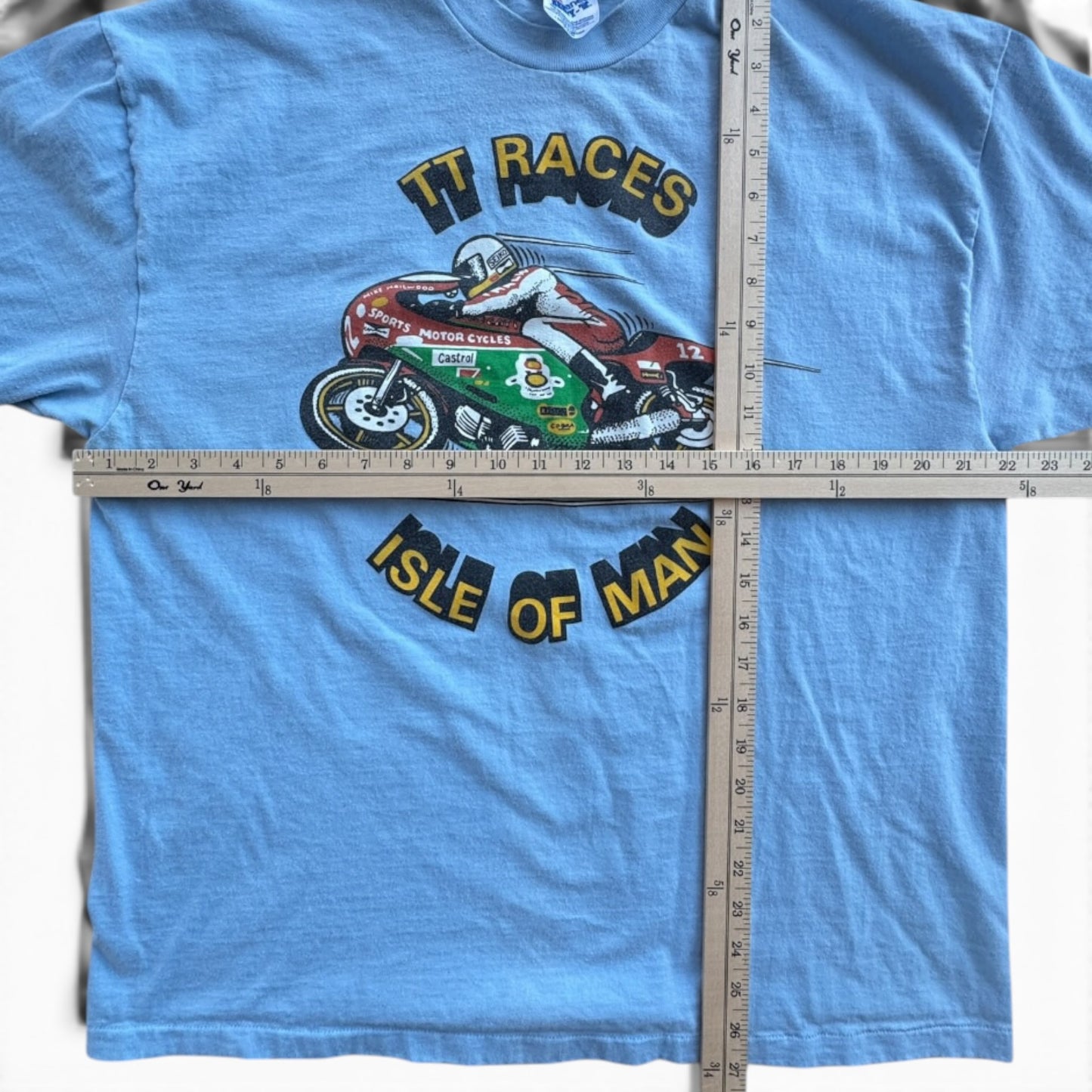 90s Isle of Man TT Races Motorcycle T-Shirt