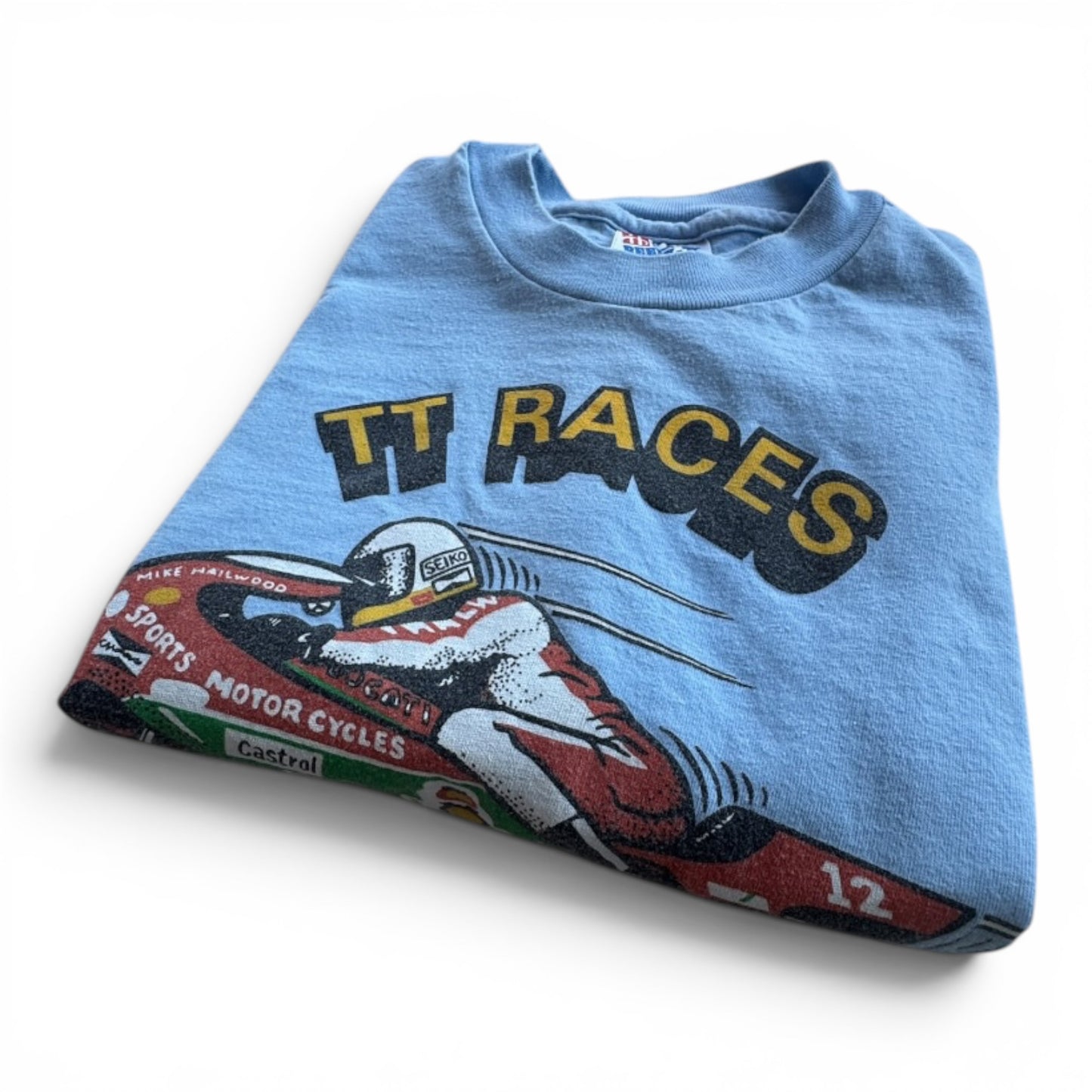 90s Isle of Man TT Races Motorcycle T-Shirt