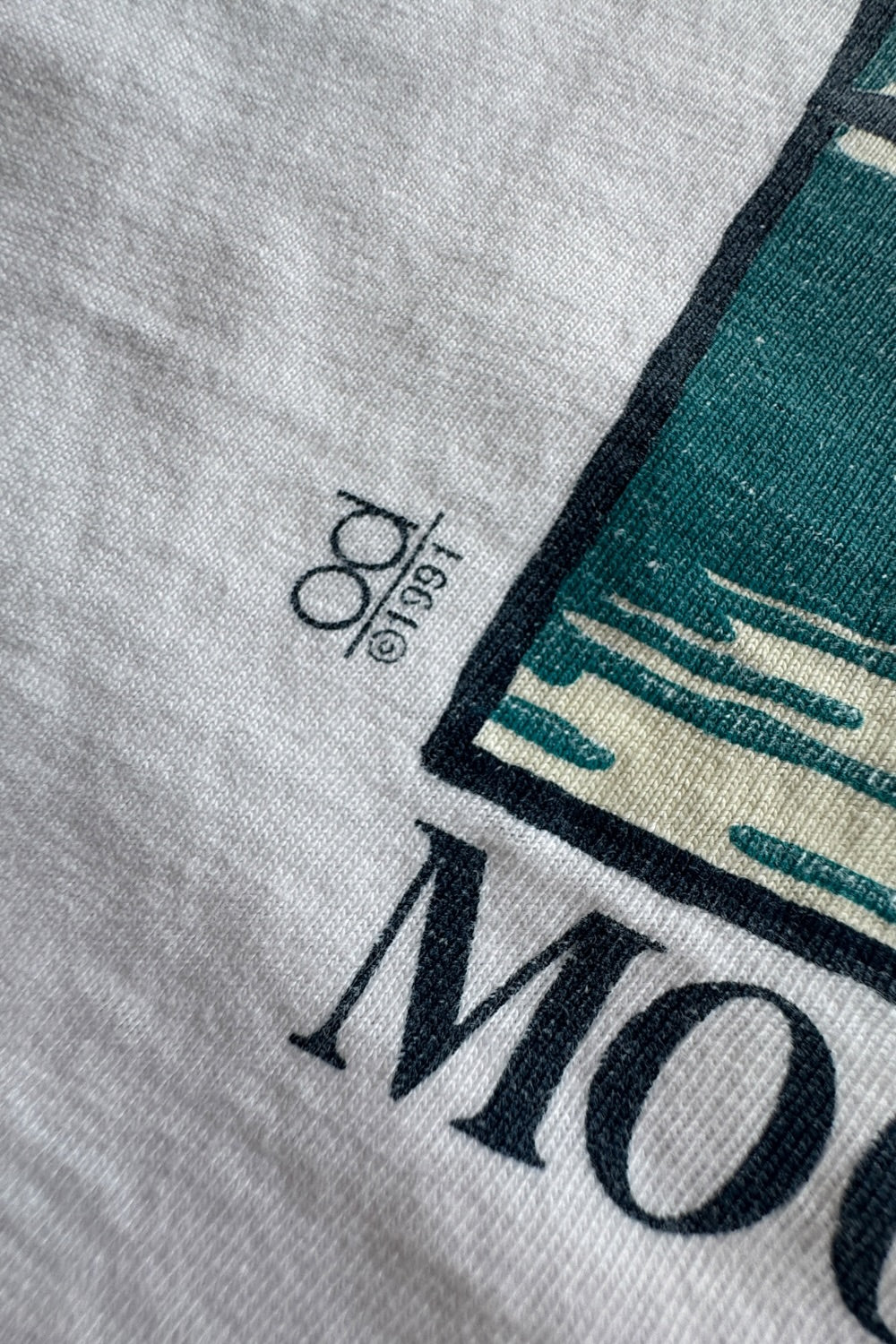 91' Hanes Beefy-T Moosehead Lake Fishing Graphic Tee