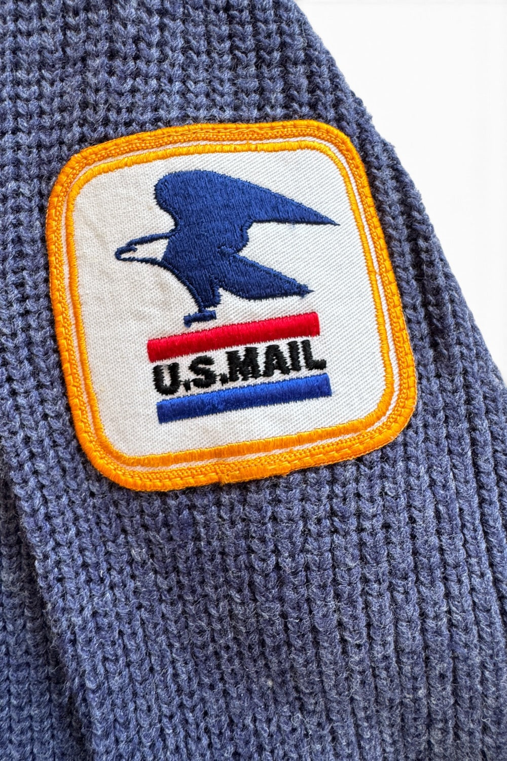 USPS Mail Carrier Zip Cardigan Sweater Orlon Acrylic ILGWU Union Made