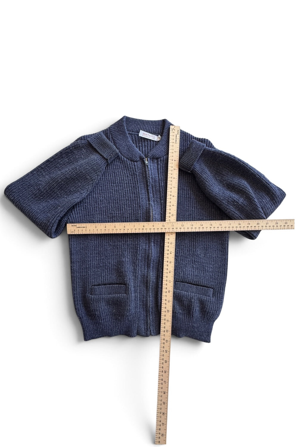 USPS Mail Carrier Zip Cardigan Sweater Orlon Acrylic ILGWU Union Made