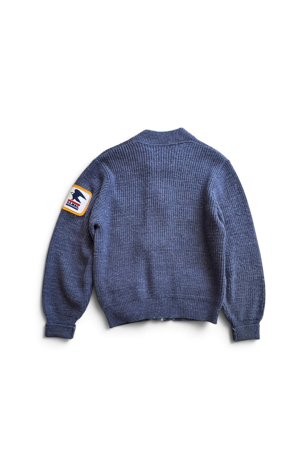 USPS Mail Carrier Zip Cardigan Sweater Orlon Acrylic ILGWU Union Made