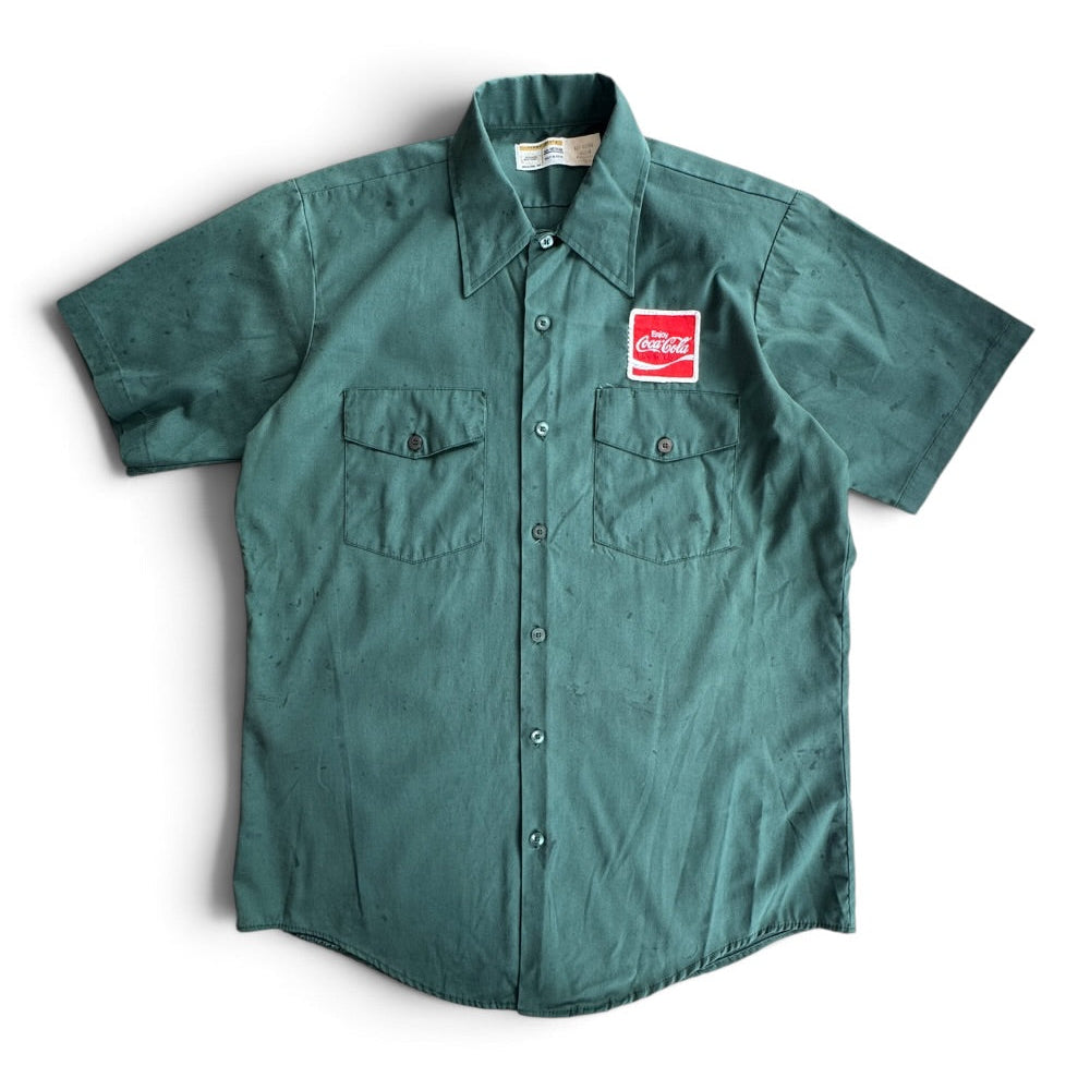 70s Riverside Masterbilt Coca-Cola Delivery Driver Work Shirt