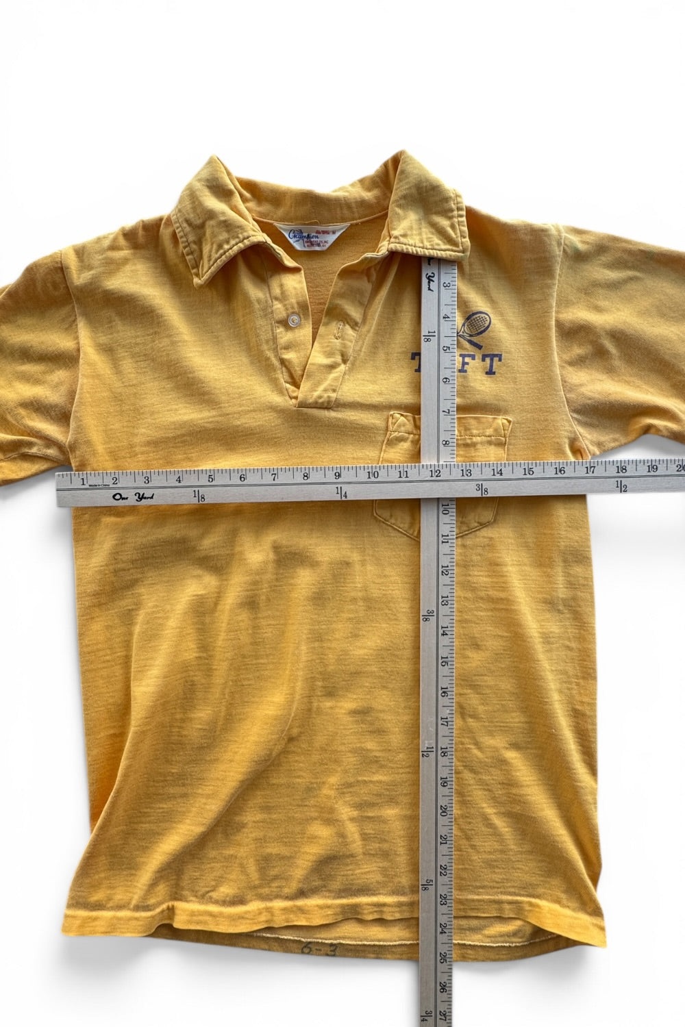60s/70s Champion Running Man Taft Tennis Polo Shirt