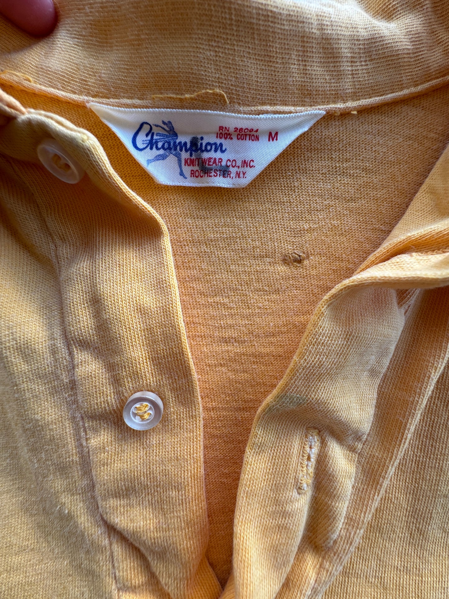 60s/70s Champion Running Man Taft Tennis Polo Shirt