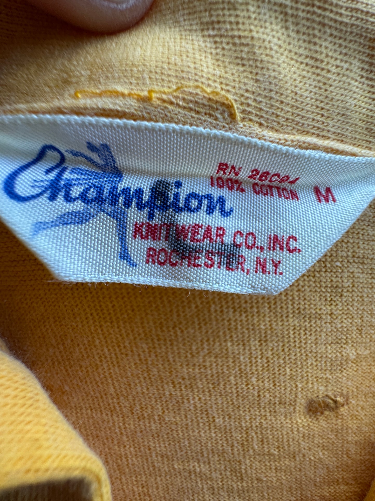 60s/70s Champion Running Man Taft Tennis Polo Shirt