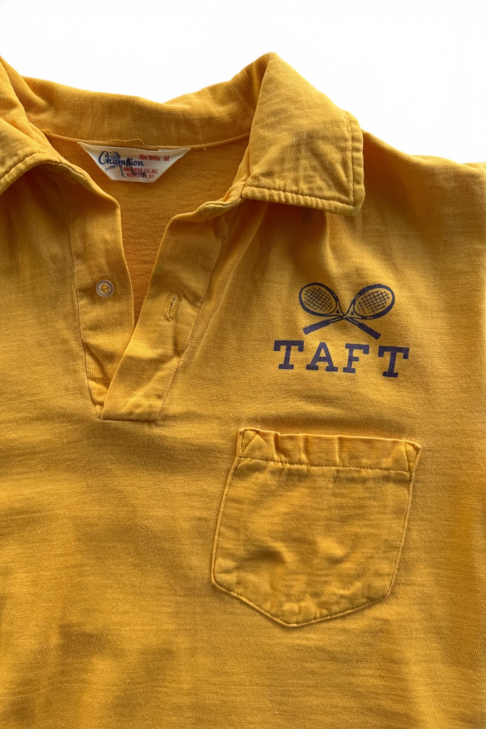 60s/70s Champion Running Man Taft Tennis Polo Shirt
