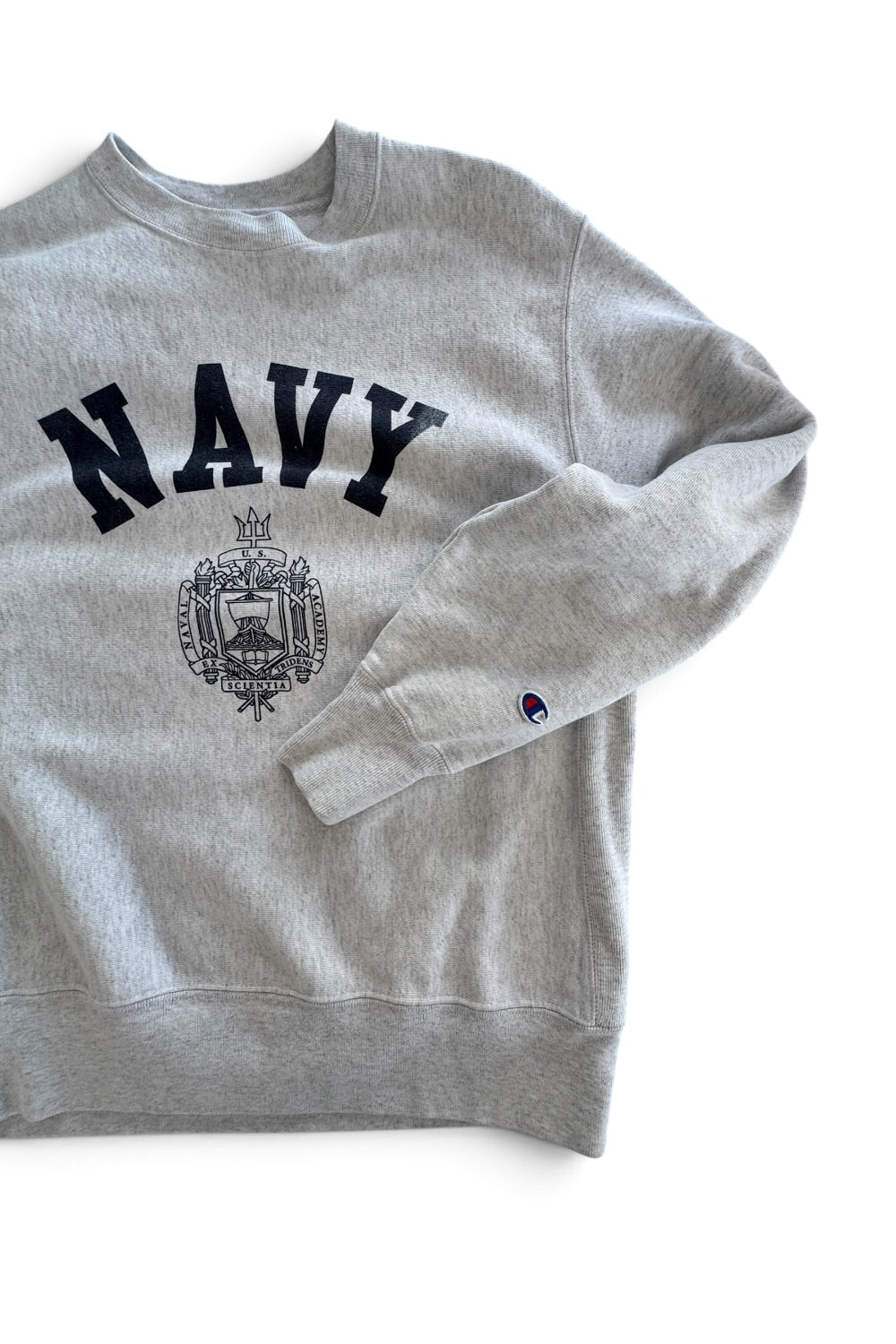 Champion Reverse Weave Navy US Naval Academy Crewneck Sweatshirt Sz M