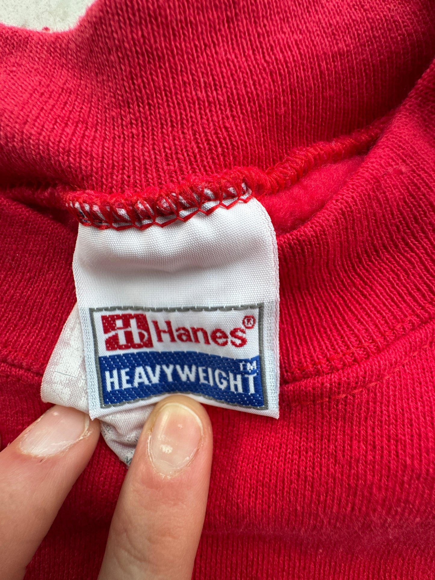90s Penfield Baseball Crewneck Sweatshirt Red