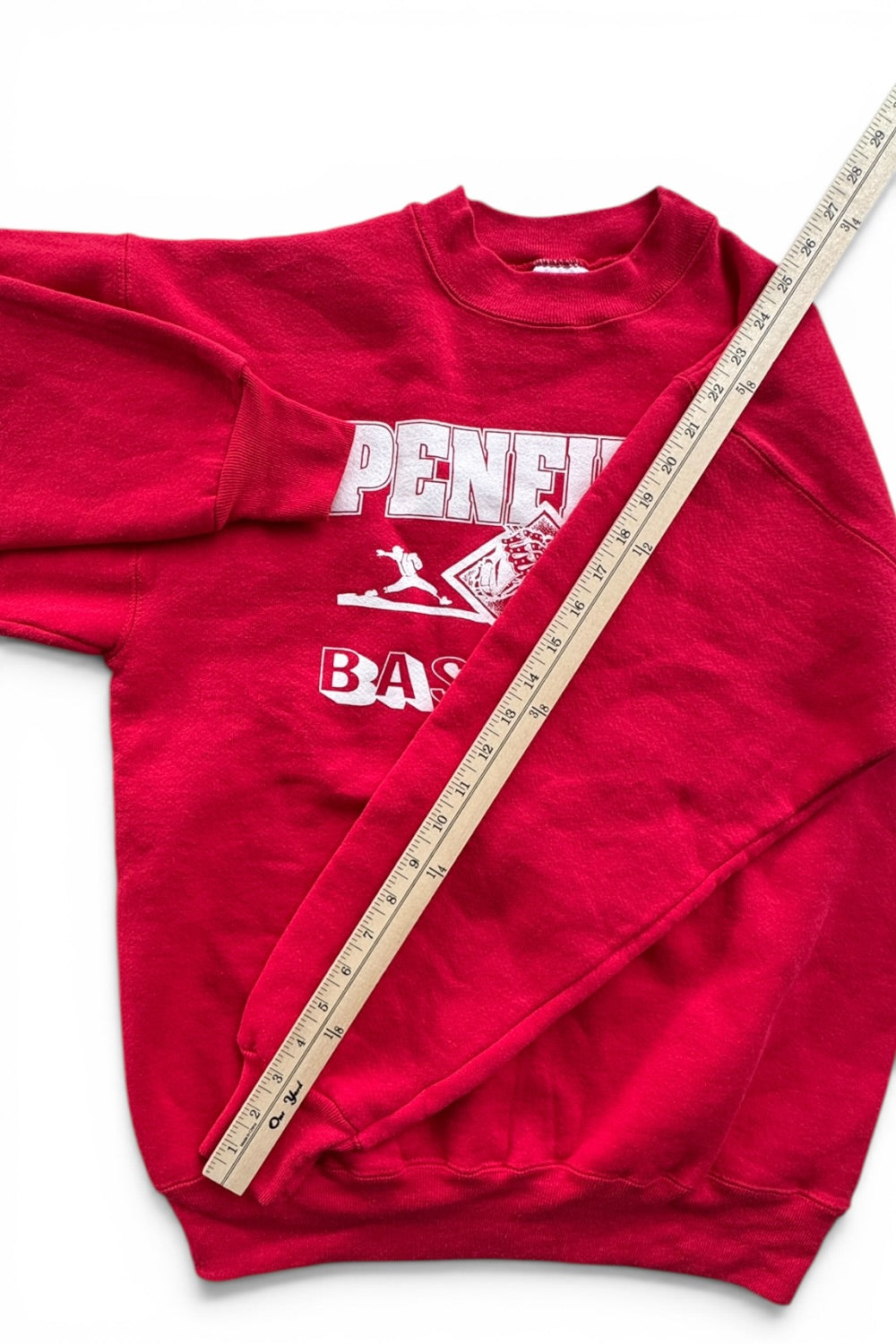 90s Penfield Baseball Crewneck Sweatshirt Red