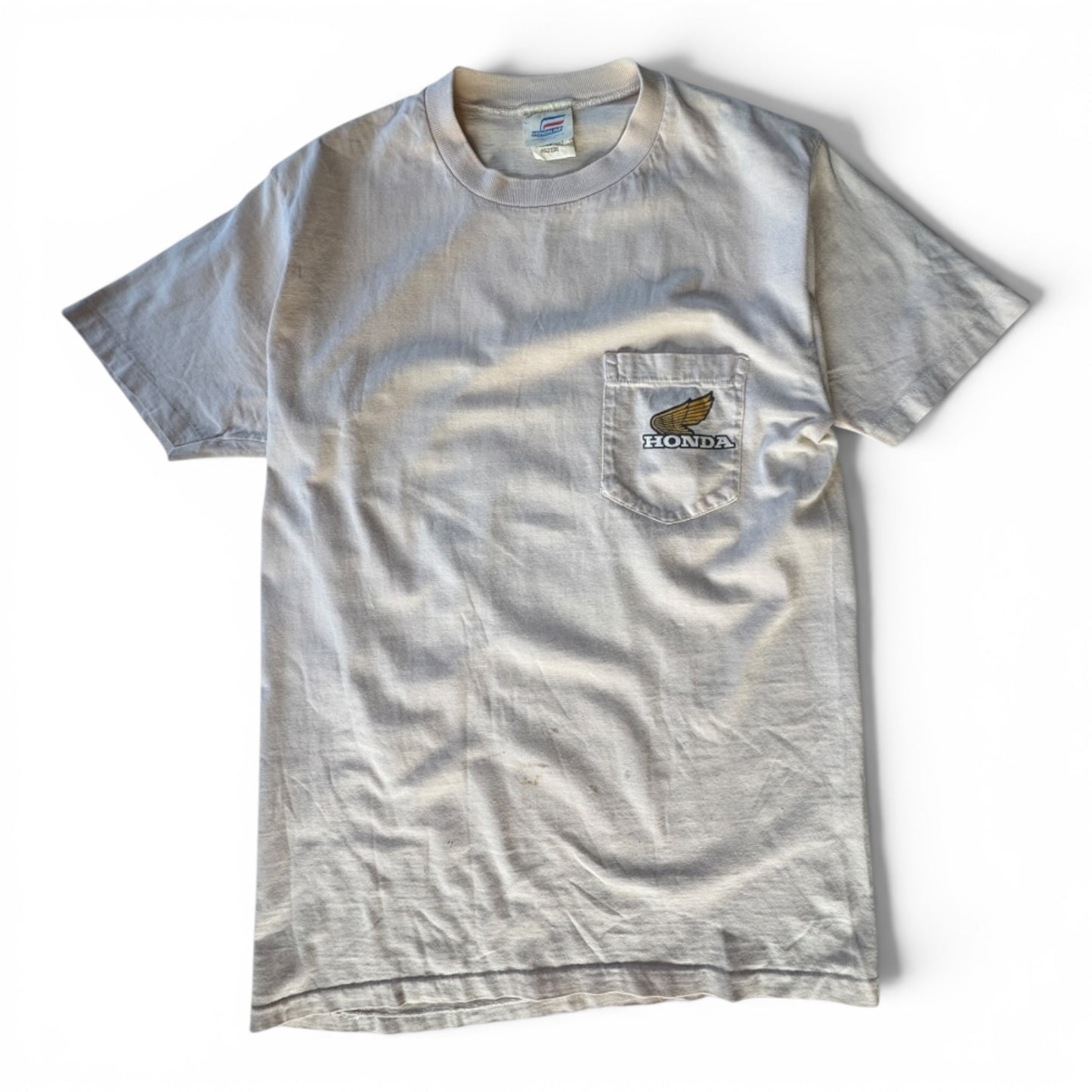 80s Hondaline Honda International Road Racing Pocket T-Shirt