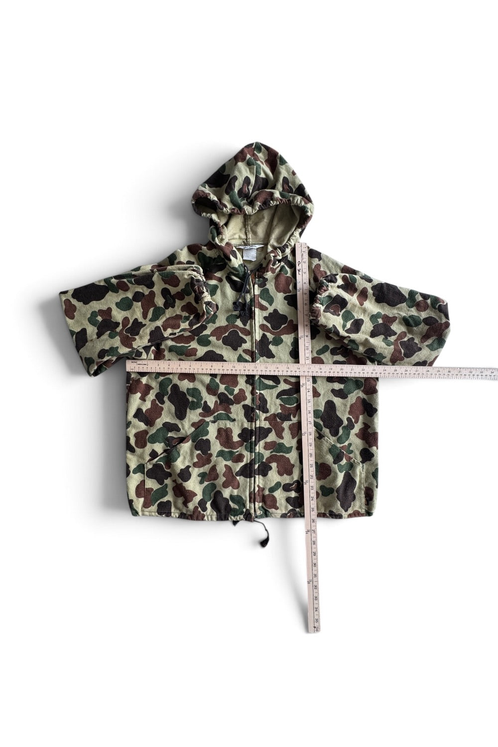 Duxbak Duck Hunter Camo Full Zip Hoodie Mens L Cotton Talon Zipper