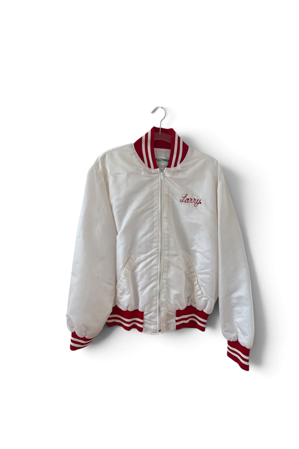 90s Holloway Western Reserve Motorcycle Club Satin Bomber