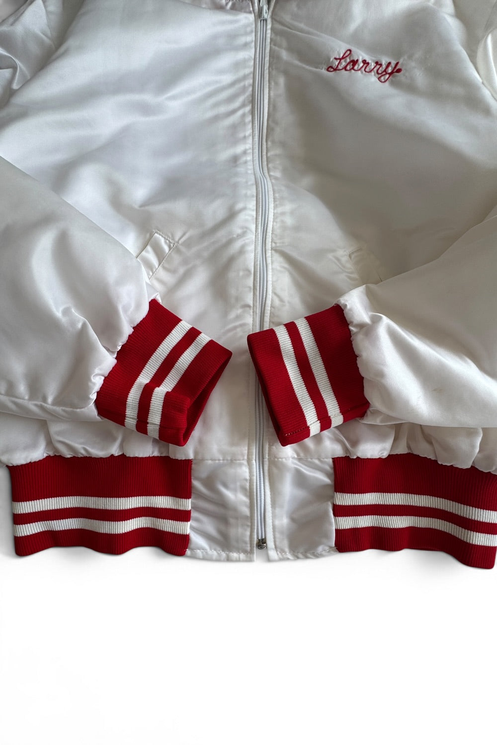 90s Holloway Western Reserve Motorcycle Club Satin Bomber