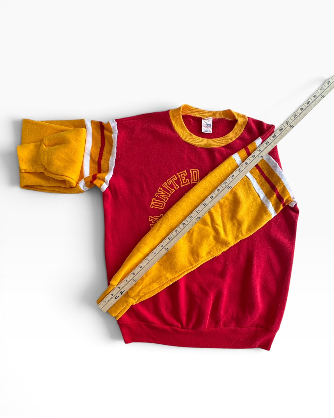 70s/80s USMC Double Sided Bulldog Crewneck Sweatshirt - Size L