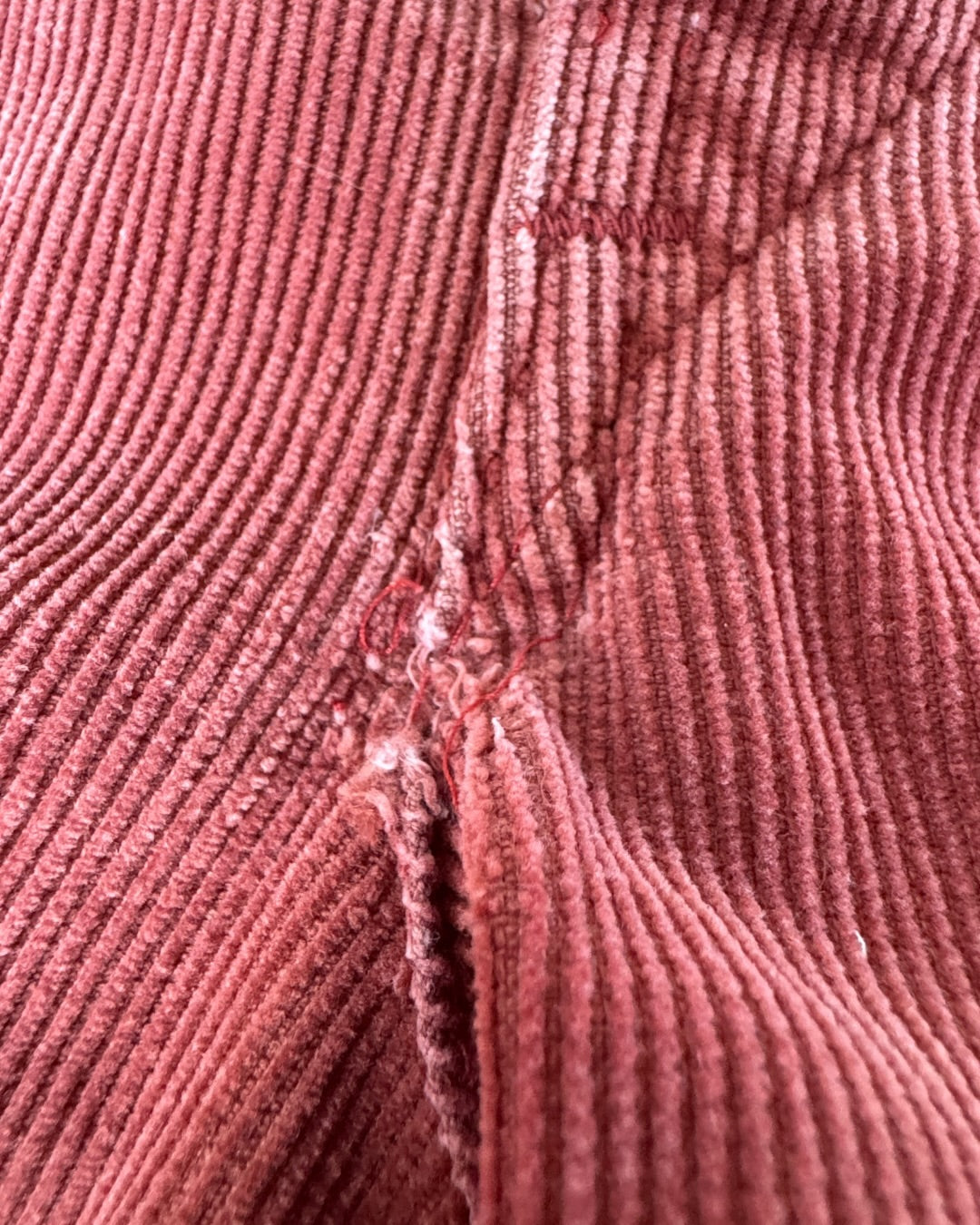 1980 Washington Dee Cee Red Corduroy Overalls Size - Youth 11/12