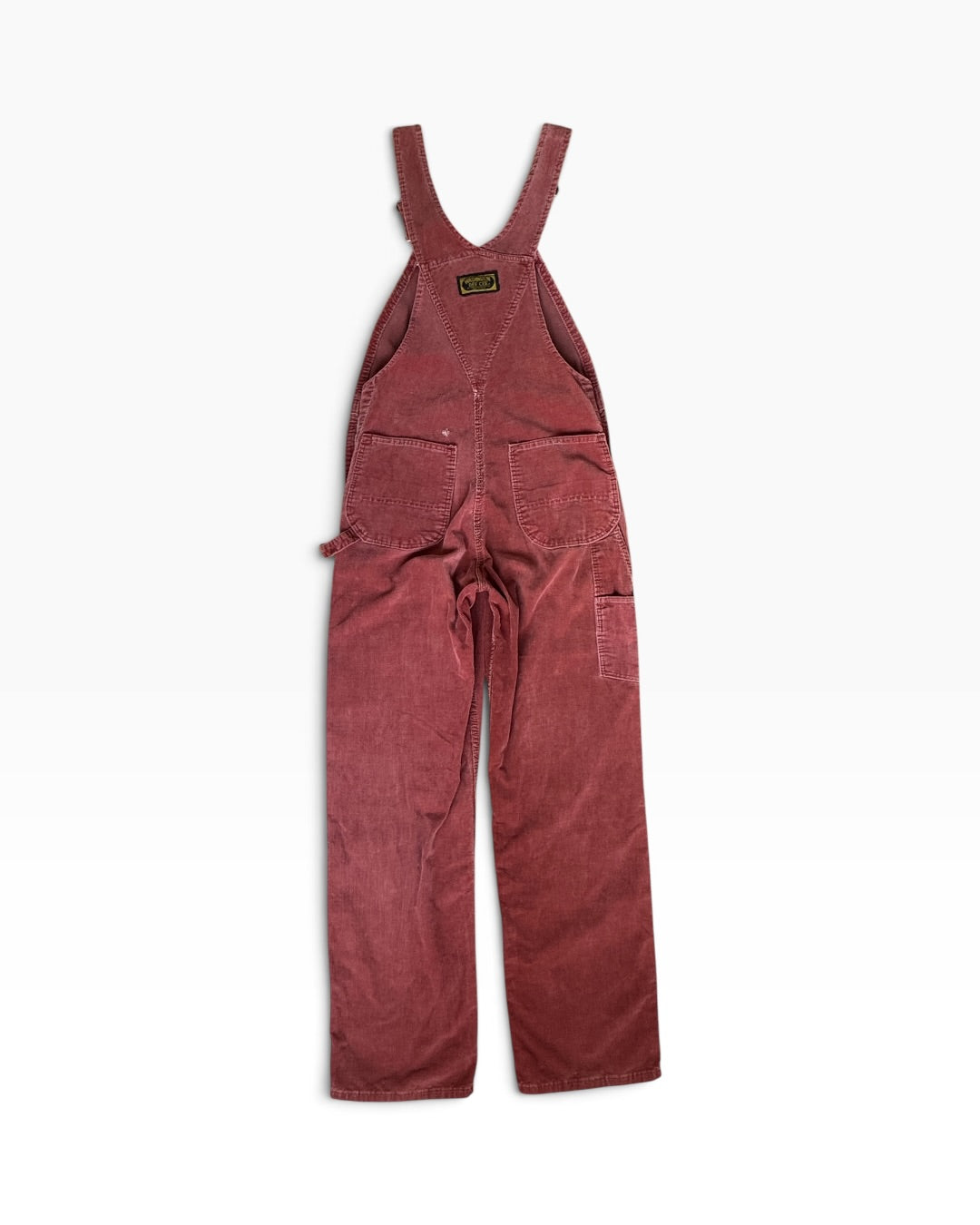 1980 Washington Dee Cee Red Corduroy Overalls Size - Youth 11/12
