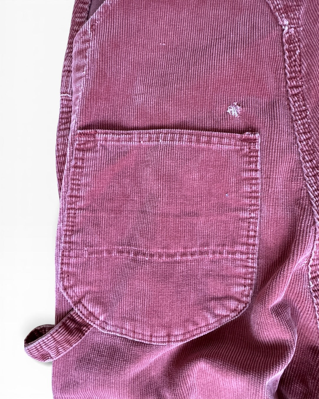 1980 Washington Dee Cee Red Corduroy Overalls Size - Youth 11/12
