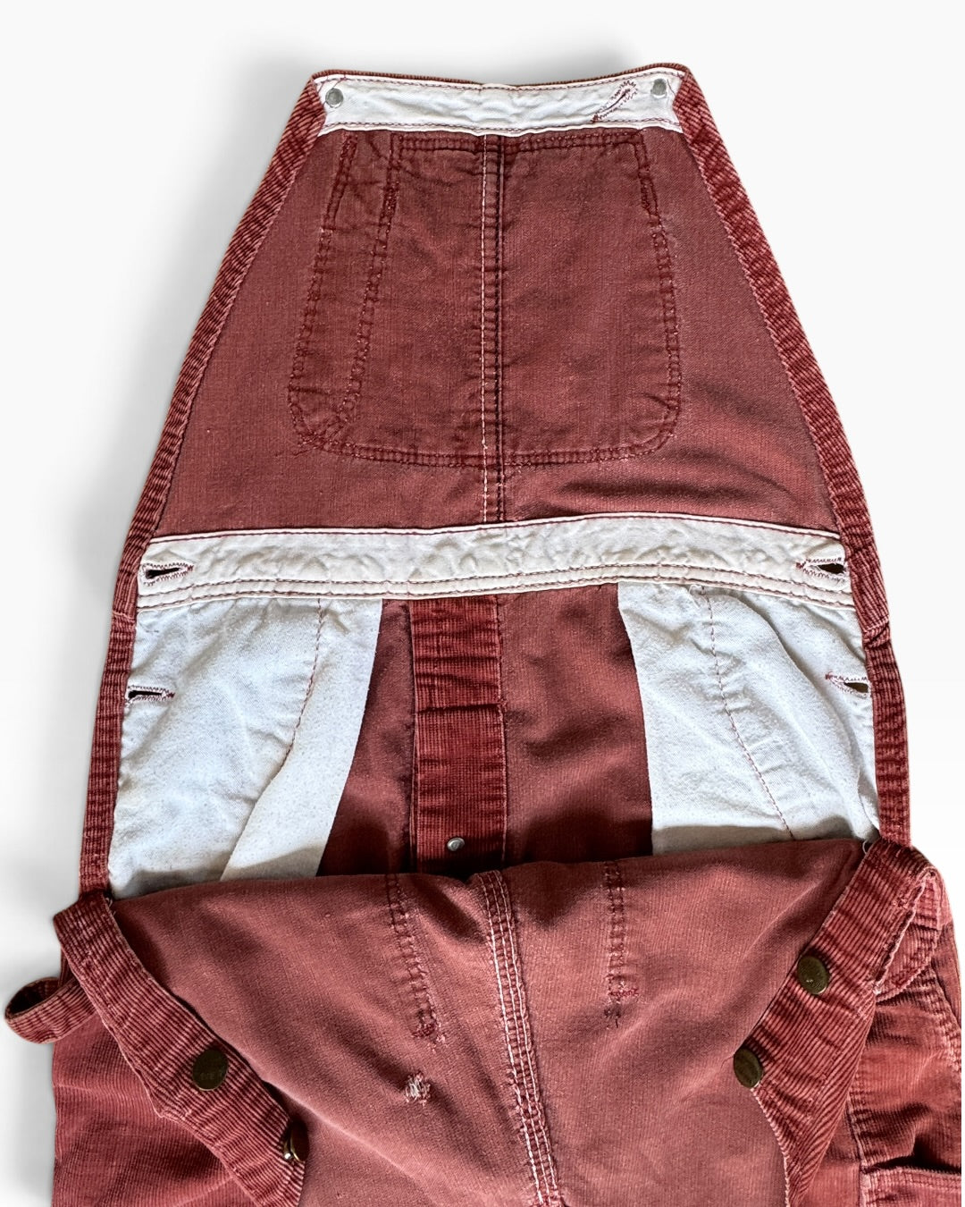 1980 Washington Dee Cee Red Corduroy Overalls Size - Youth 11/12
