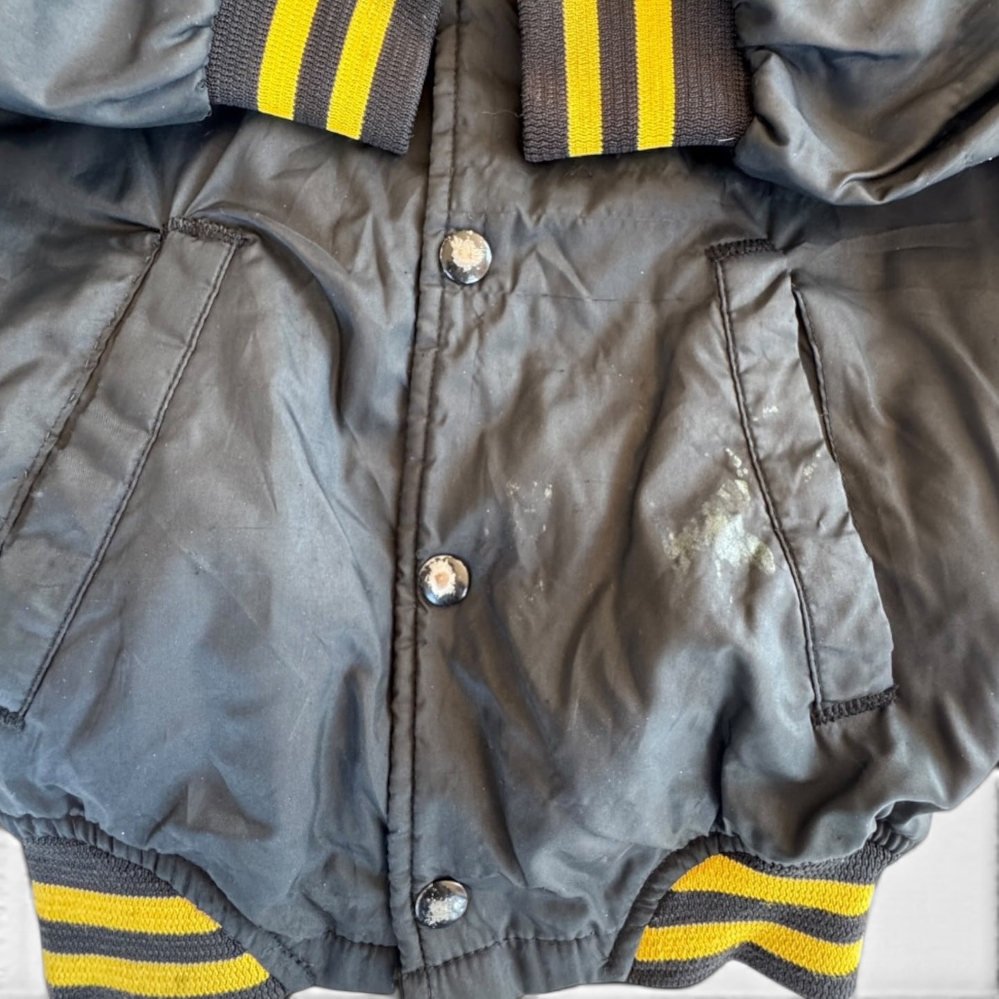 90s Iowa Hawkeyes Youth Snap Varsity Jacket