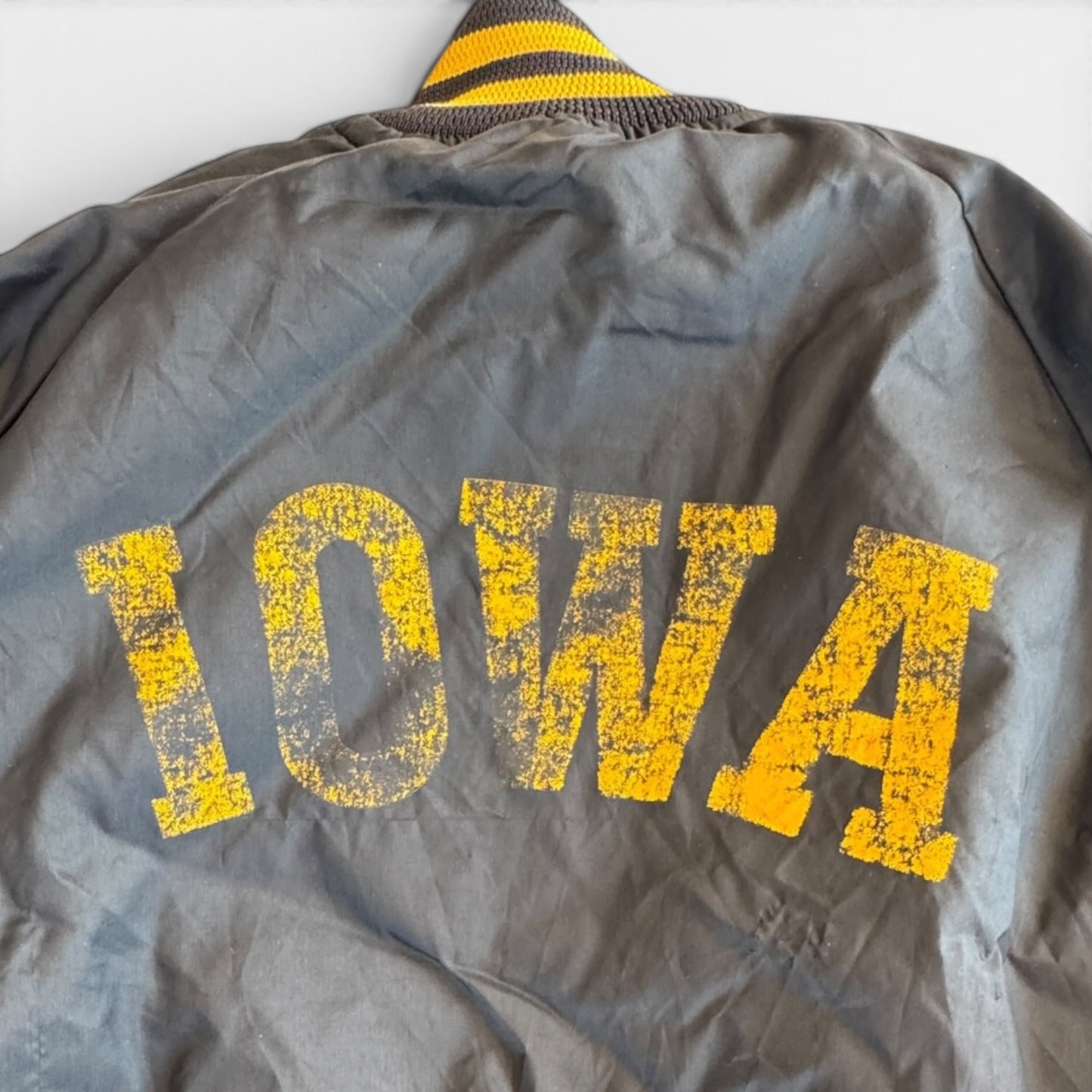 90s Iowa Hawkeyes Youth Snap Varsity Jacket