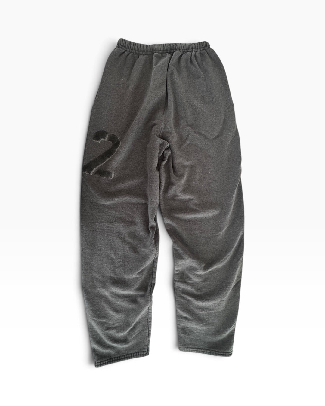 212 Custom Stencil Sweatpants - Hanes - Grey, Size M