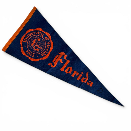 Rare 1950s University of Florida Felt Pennant 27"