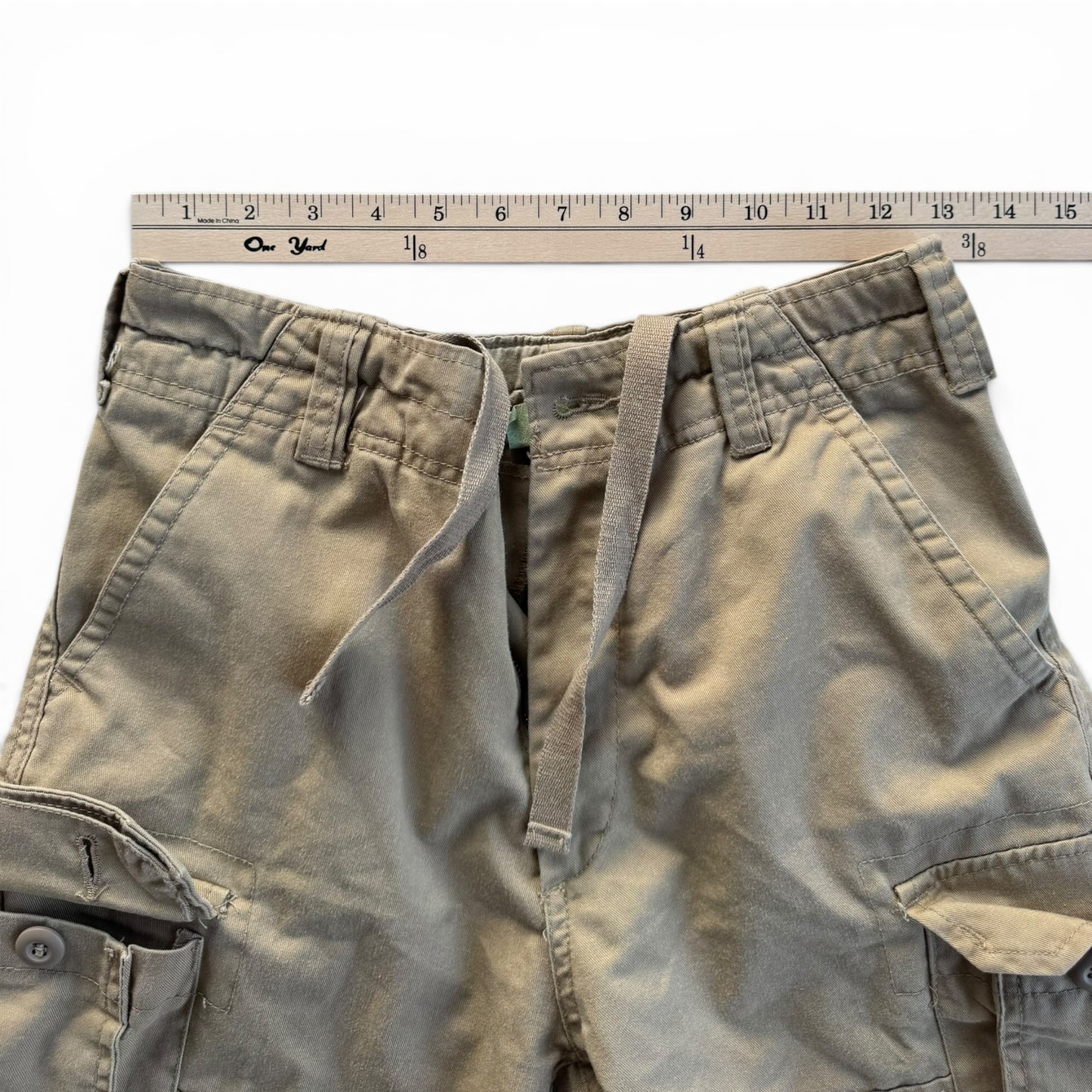 Rothco Vintage Solid Paratrooper Cargo Shorts Khaki