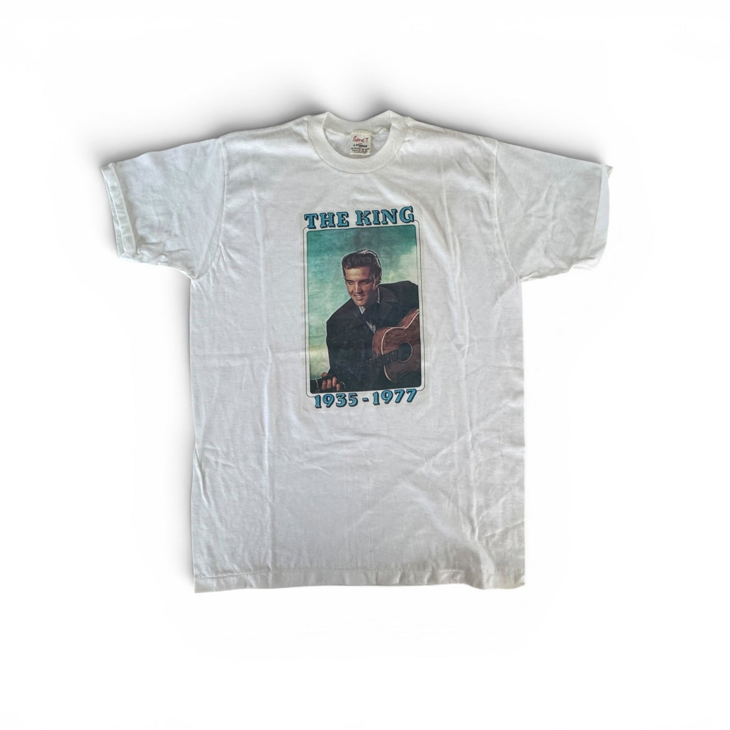 80s Sport-T by Stedman Elvis Presley "The King" Memorial Tee