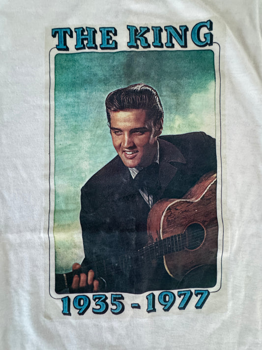 80s Sport-T by Stedman Elvis Presley "The King" Memorial Tee
