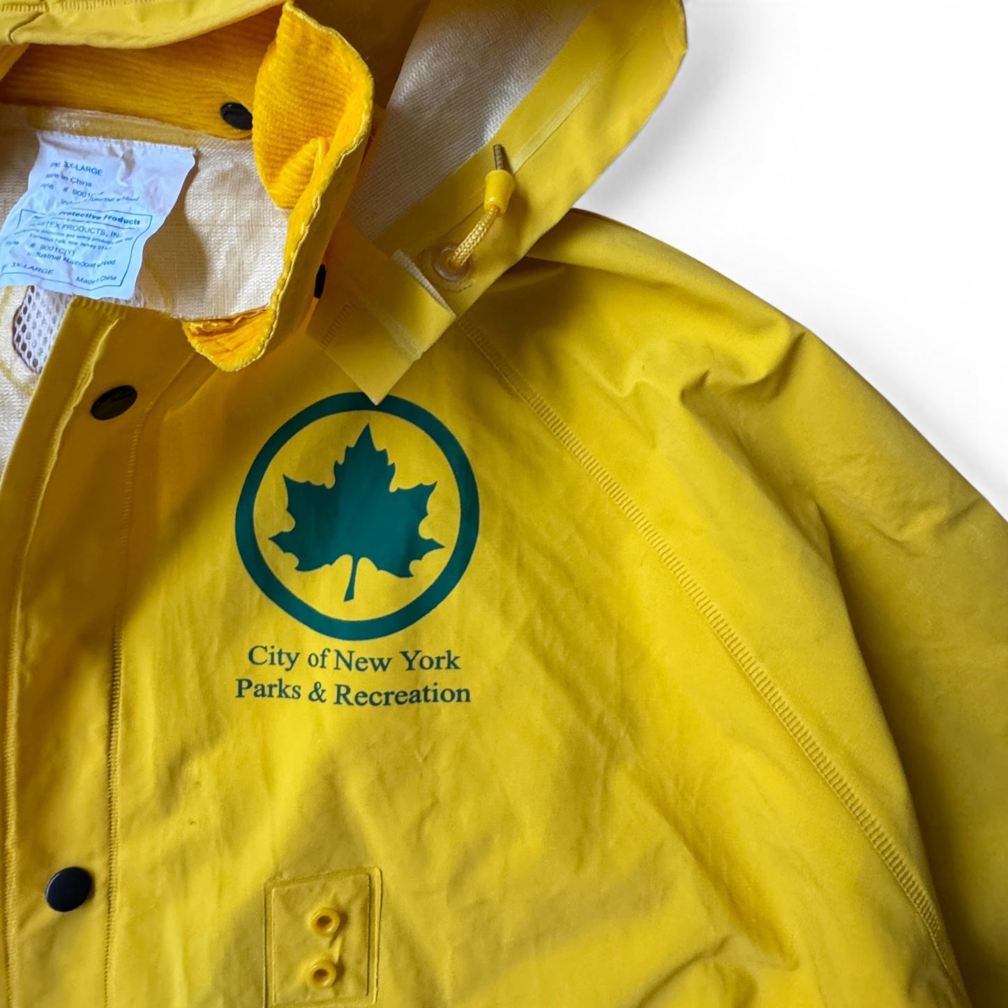 NYC Parks & Recreation Staff-Issue Rain Slicker
