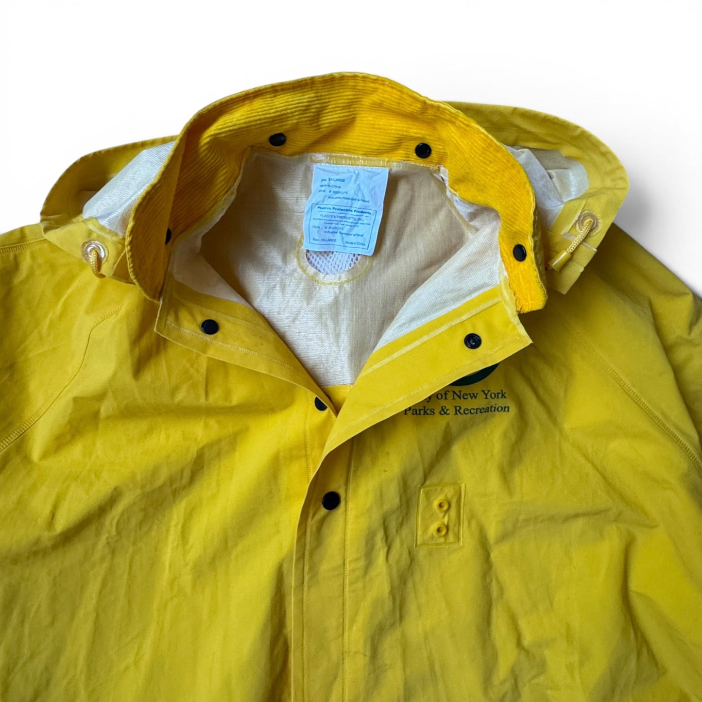 NYC Parks & Recreation Staff-Issue Rain Slicker
