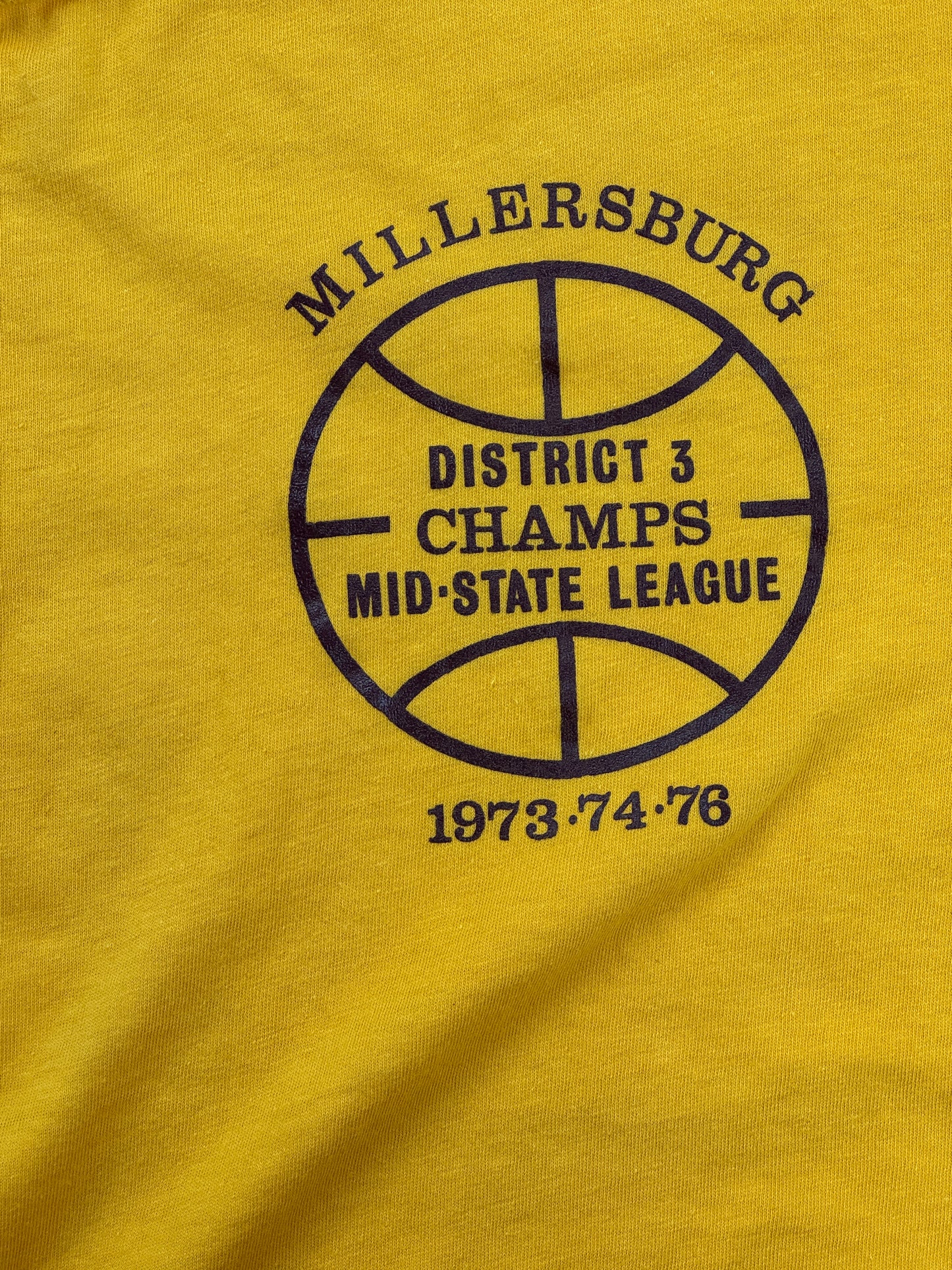 70s Millersburg District Basketball Champs Tee