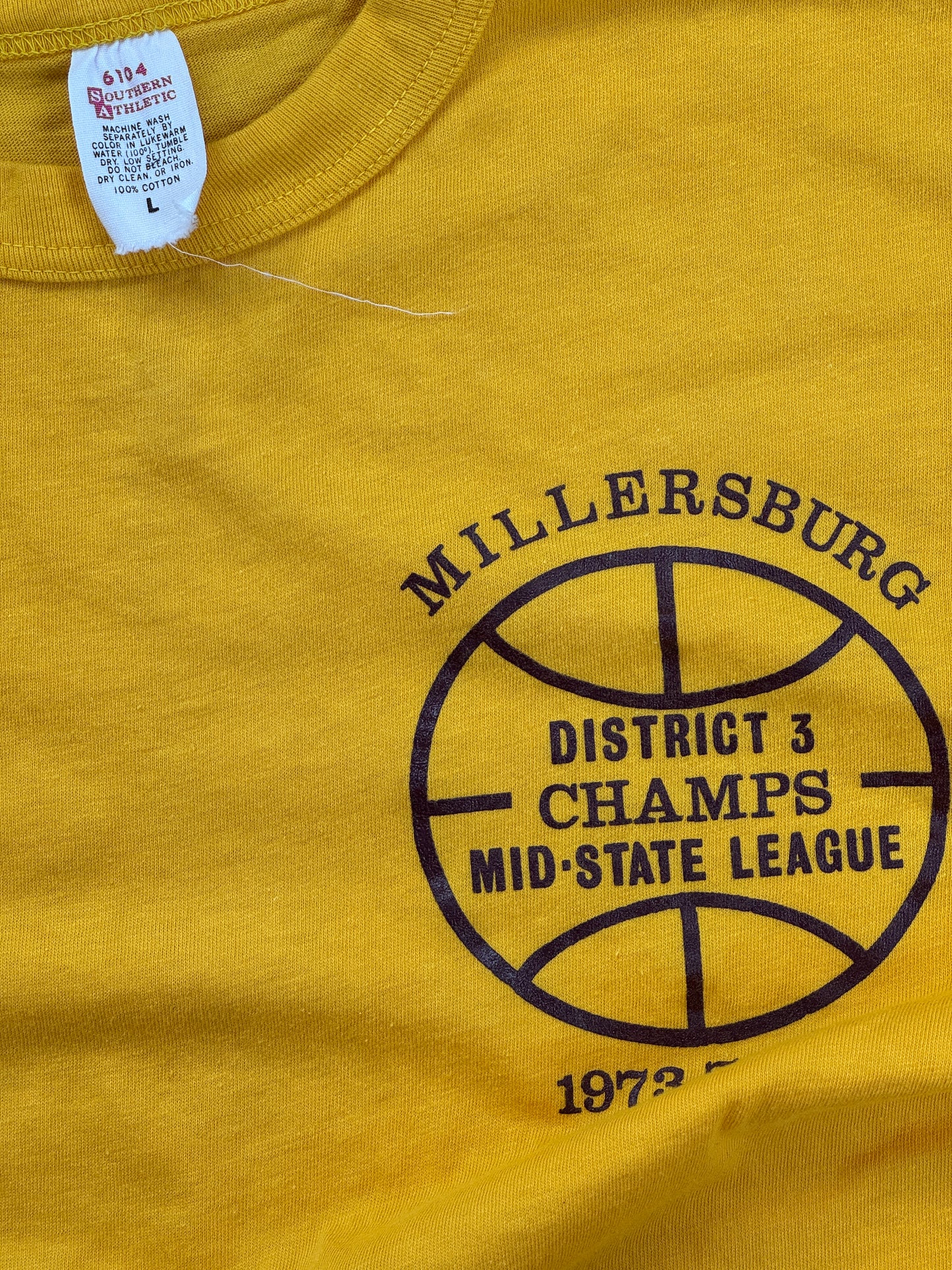 70s Millersburg District Basketball Champs Tee