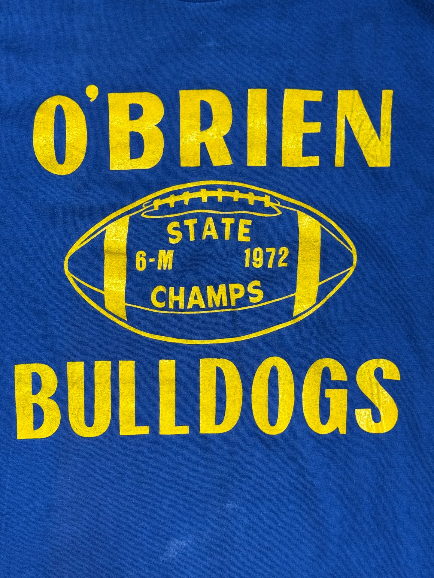 1972 O'Brien Mayo Spruce High School Sports Tee