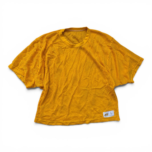 Russell Athletic Blank Gold Mesh Football Practice Jersey USA Made