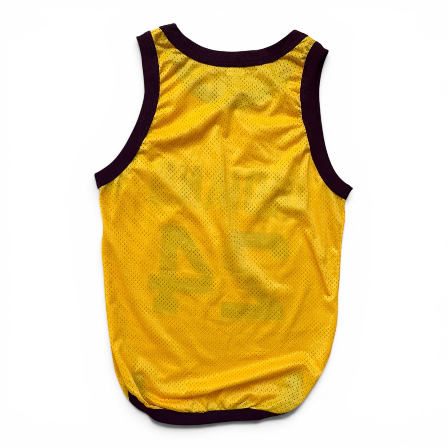 70/80s Champion Indians Basketball Jersey #24 Mesh Nylon USA Maroon Gold