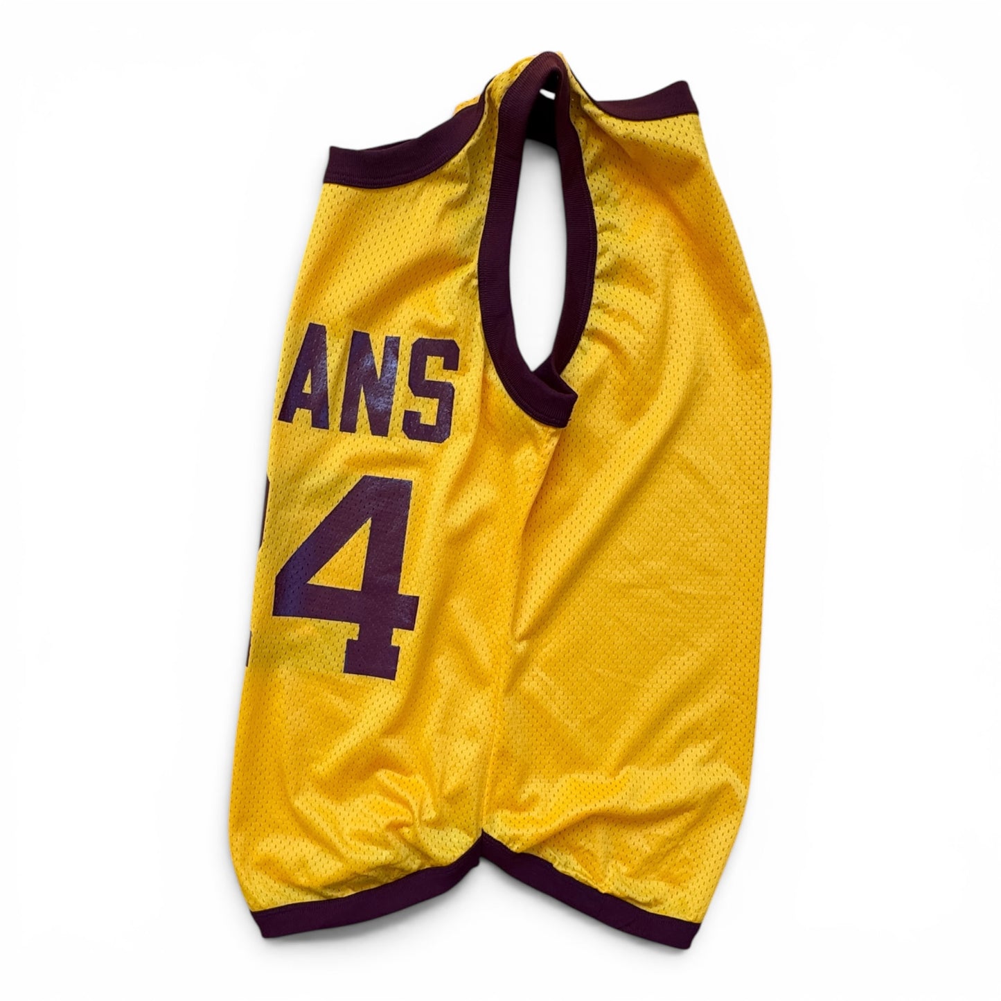 70/80s Champion Indians Basketball Jersey #24 Mesh Nylon USA Maroon Gold