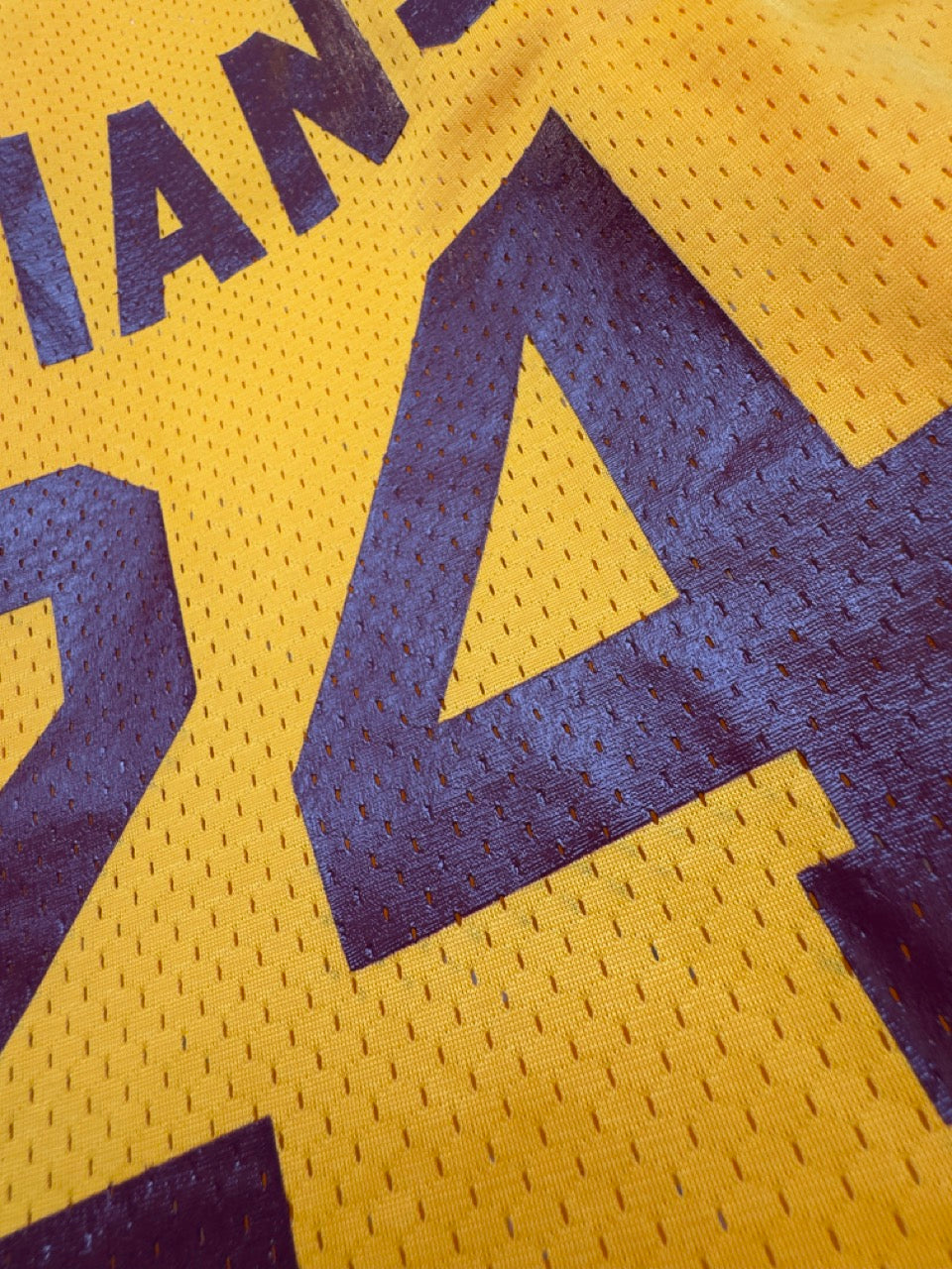 70/80s Champion Indians Basketball Jersey #24 Mesh Nylon USA Maroon Gold