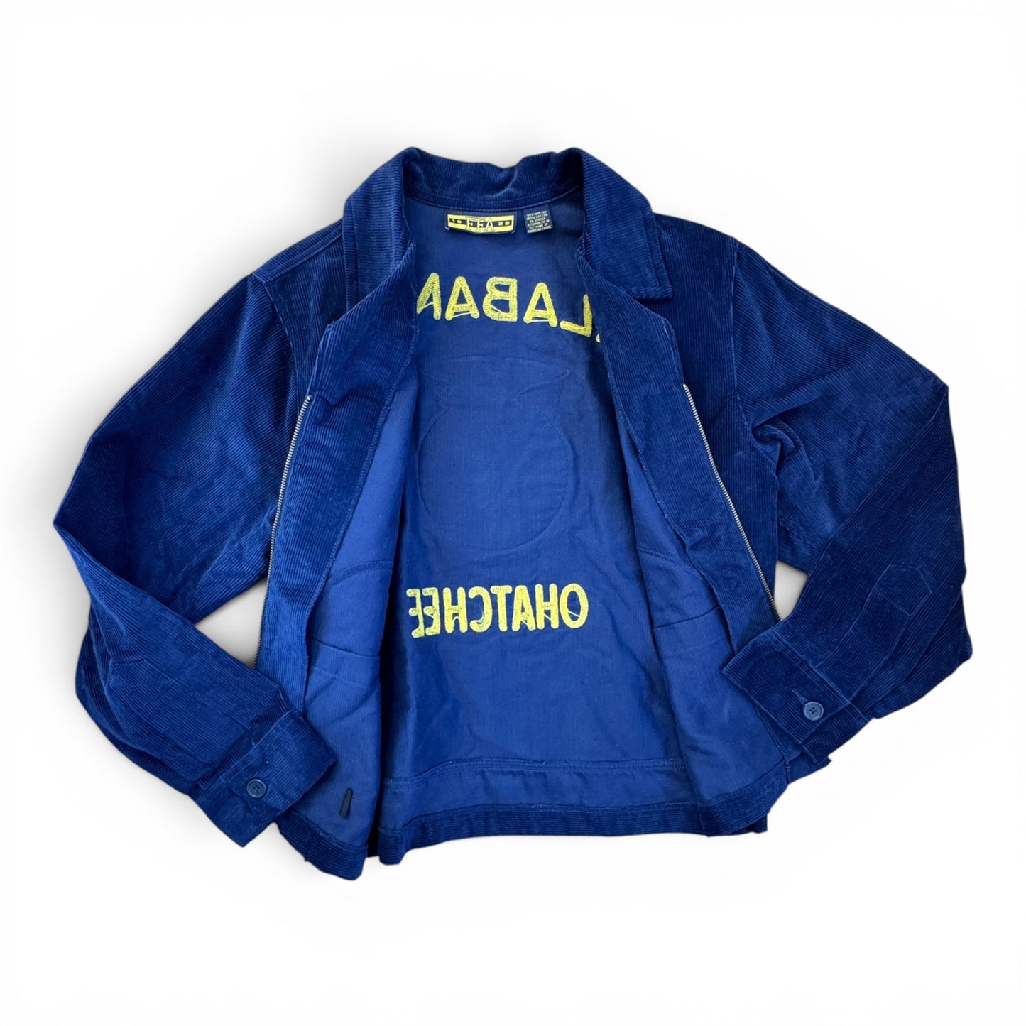 FFA Future Farmers of America Blue Corduroy Jacket Alabama Ohatchee Chapter