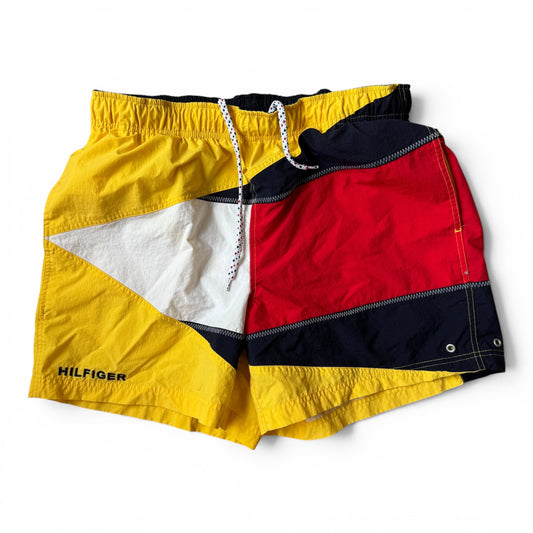 90s Tommy Hilfiger Colorblock Swim Shorts