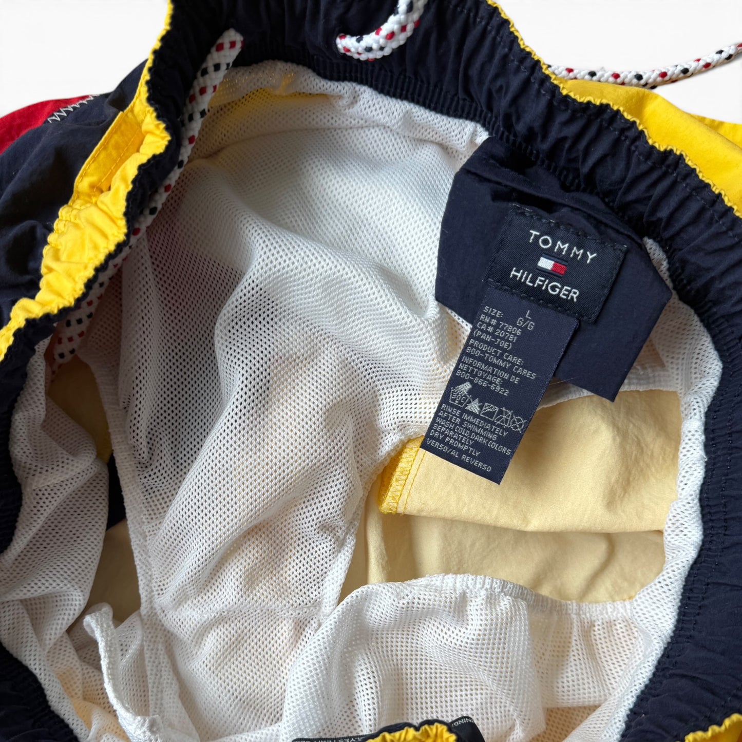 90s Tommy Hilfiger Colorblock Swim Shorts